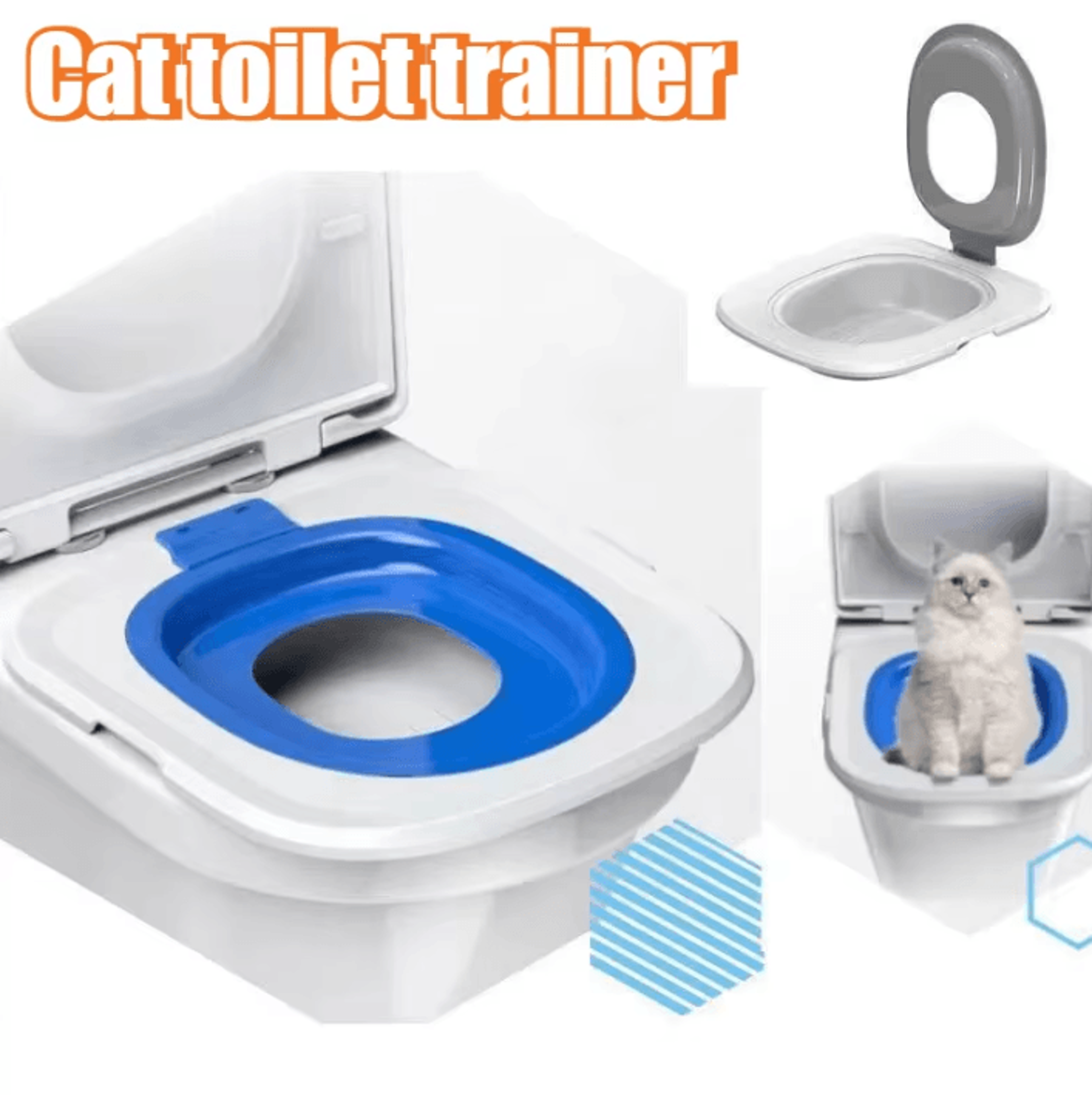 easytrain cat toilet training system – cat toilet trainer for a cleaner, litter-free lifestyle