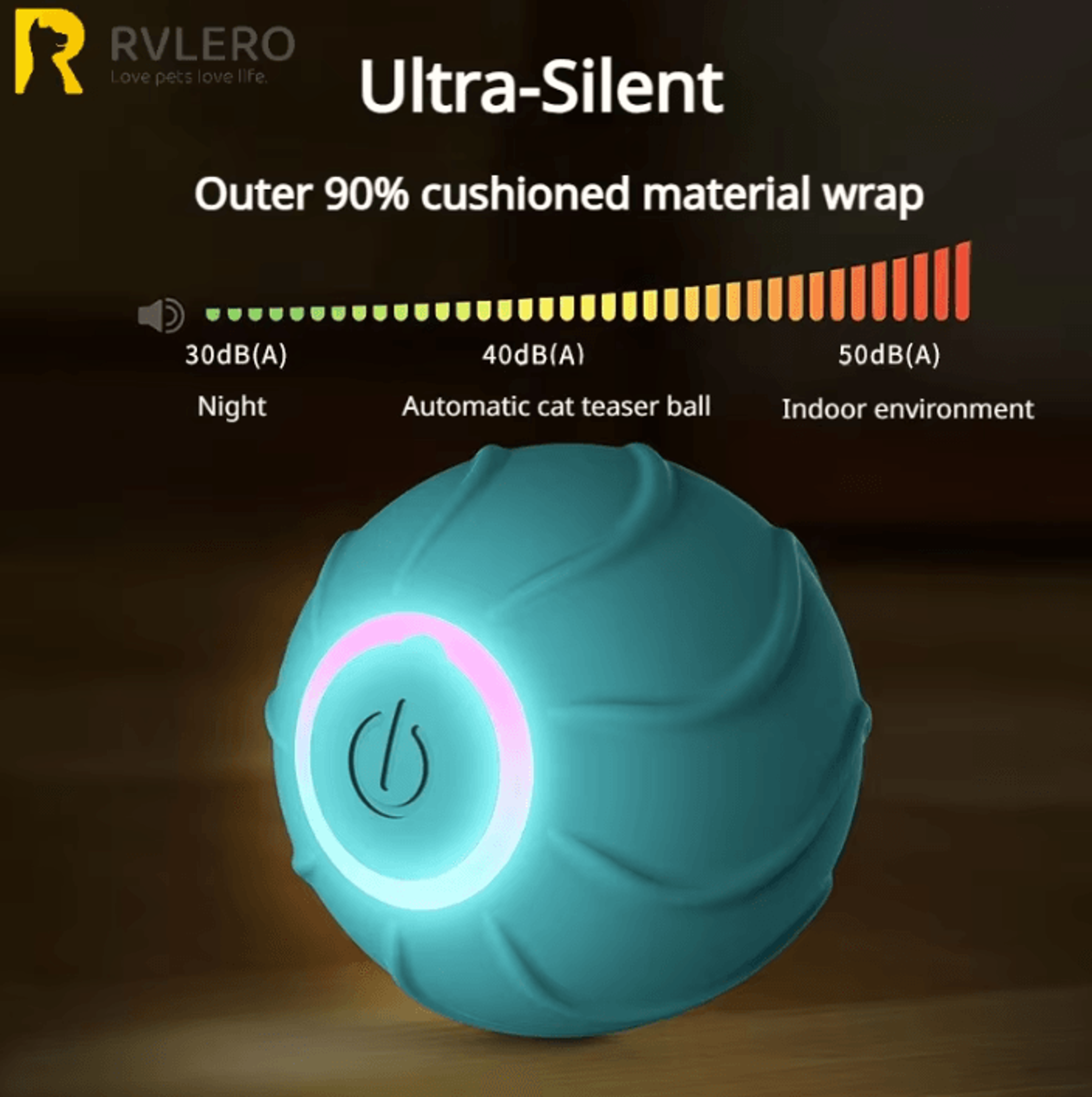 turbobounce smart interactive rolling ball cat toy
