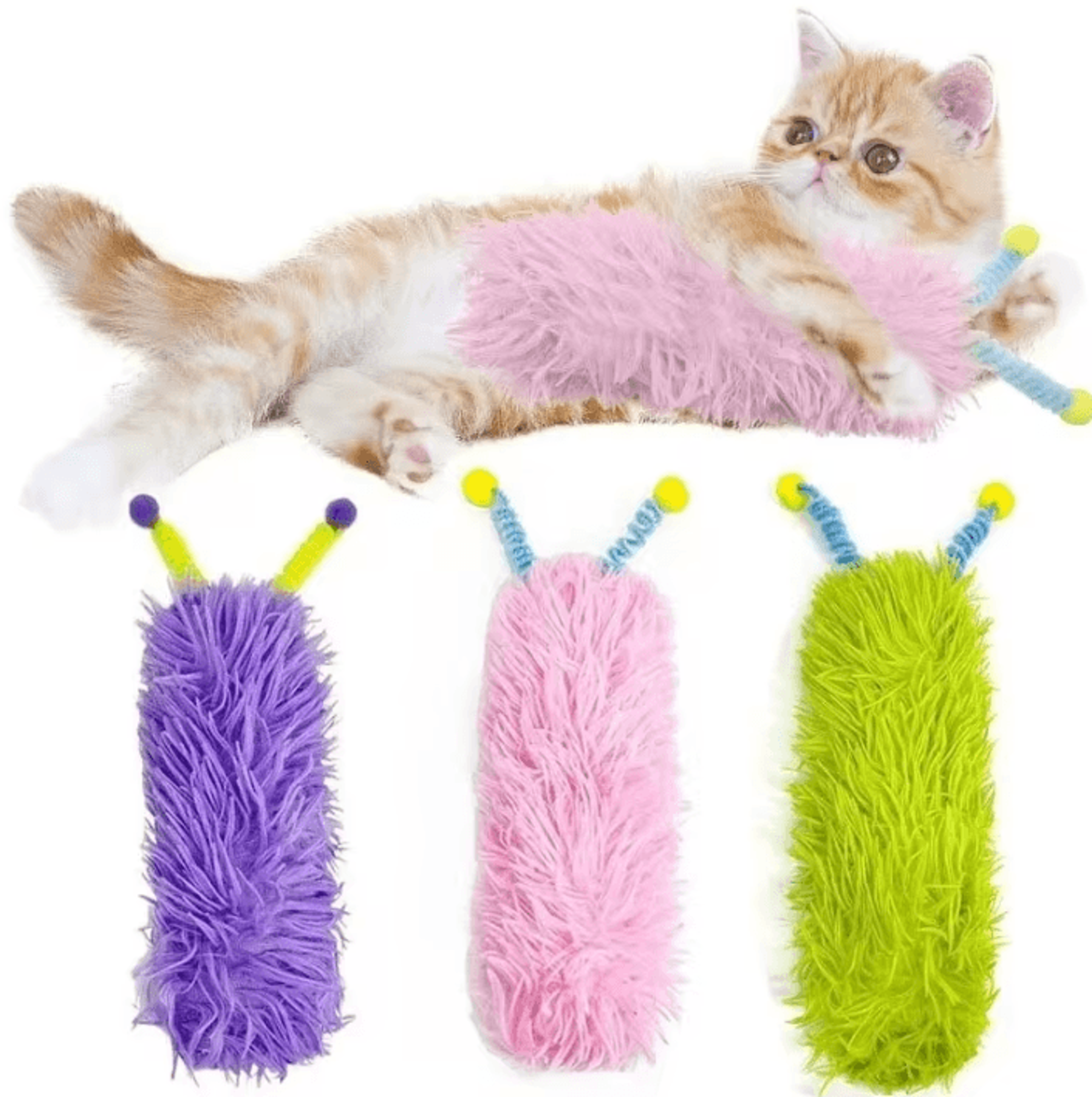 cuddlekick catnip plush pillow toy – soft chew & kicker companion