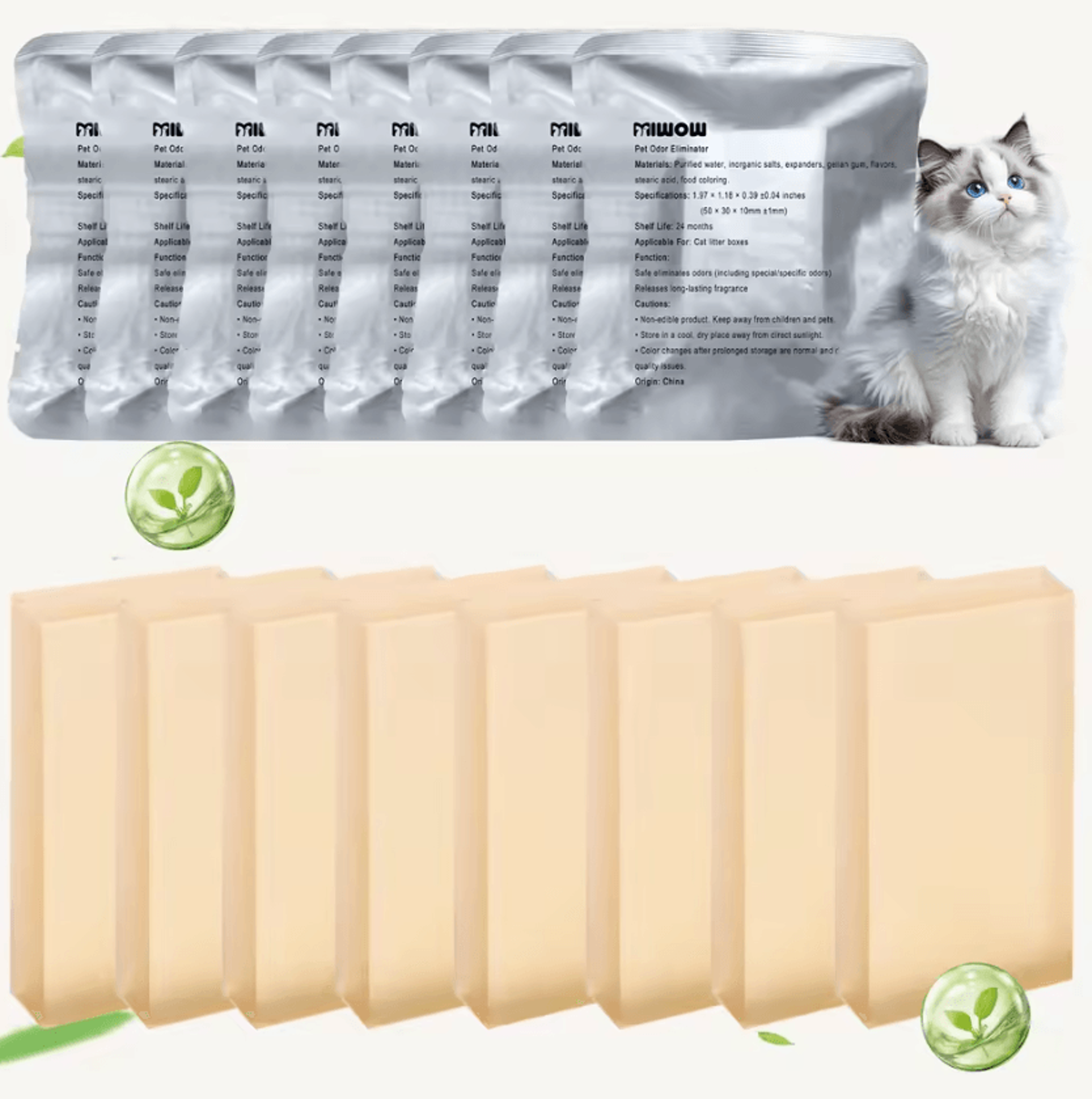 cat litter deodorizer replacement cartridge – advanced odor control for self-cleaning litter boxes