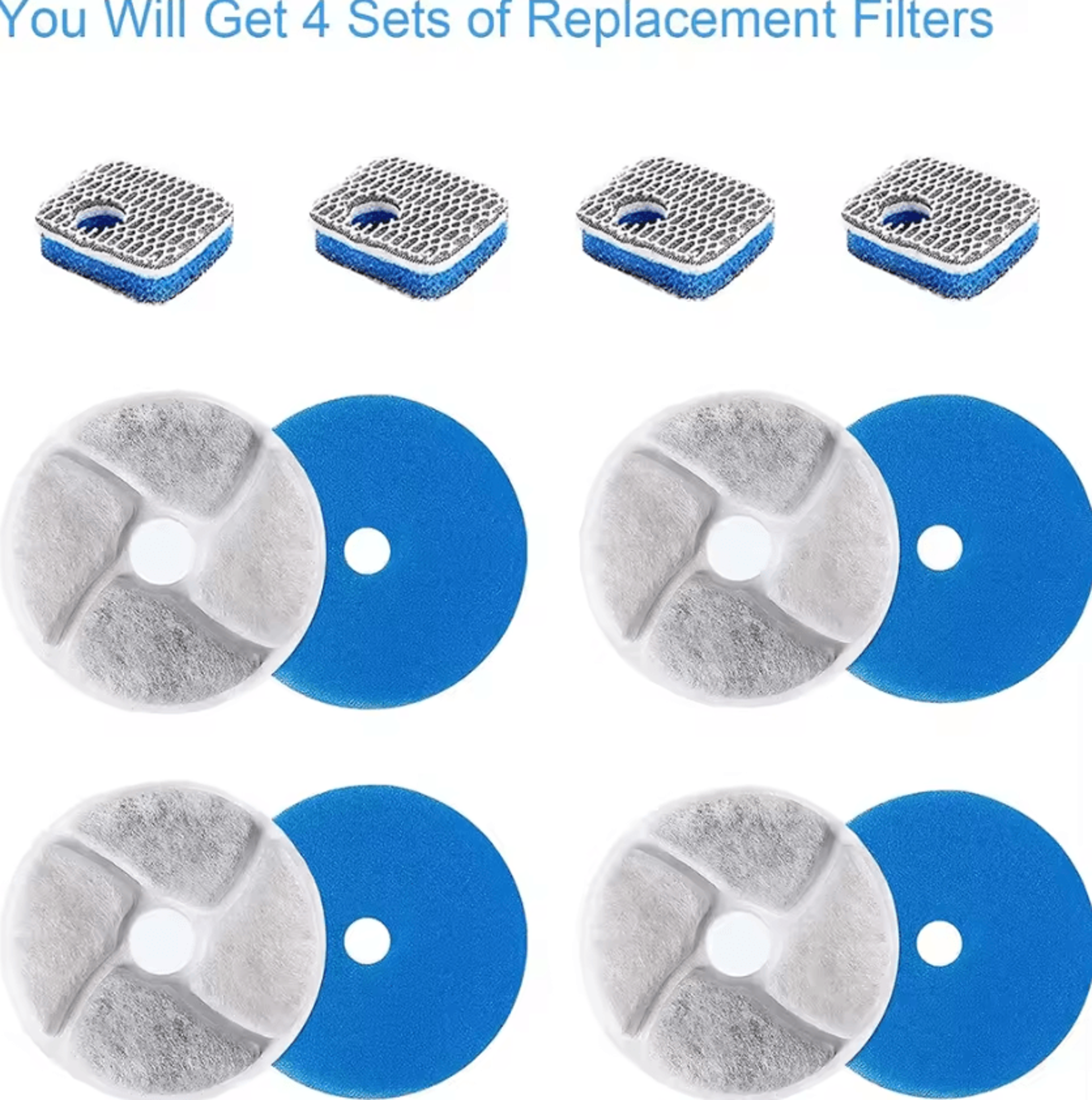 activated carbon pet fountain filters – fresh & cleaner water for cats & dogs