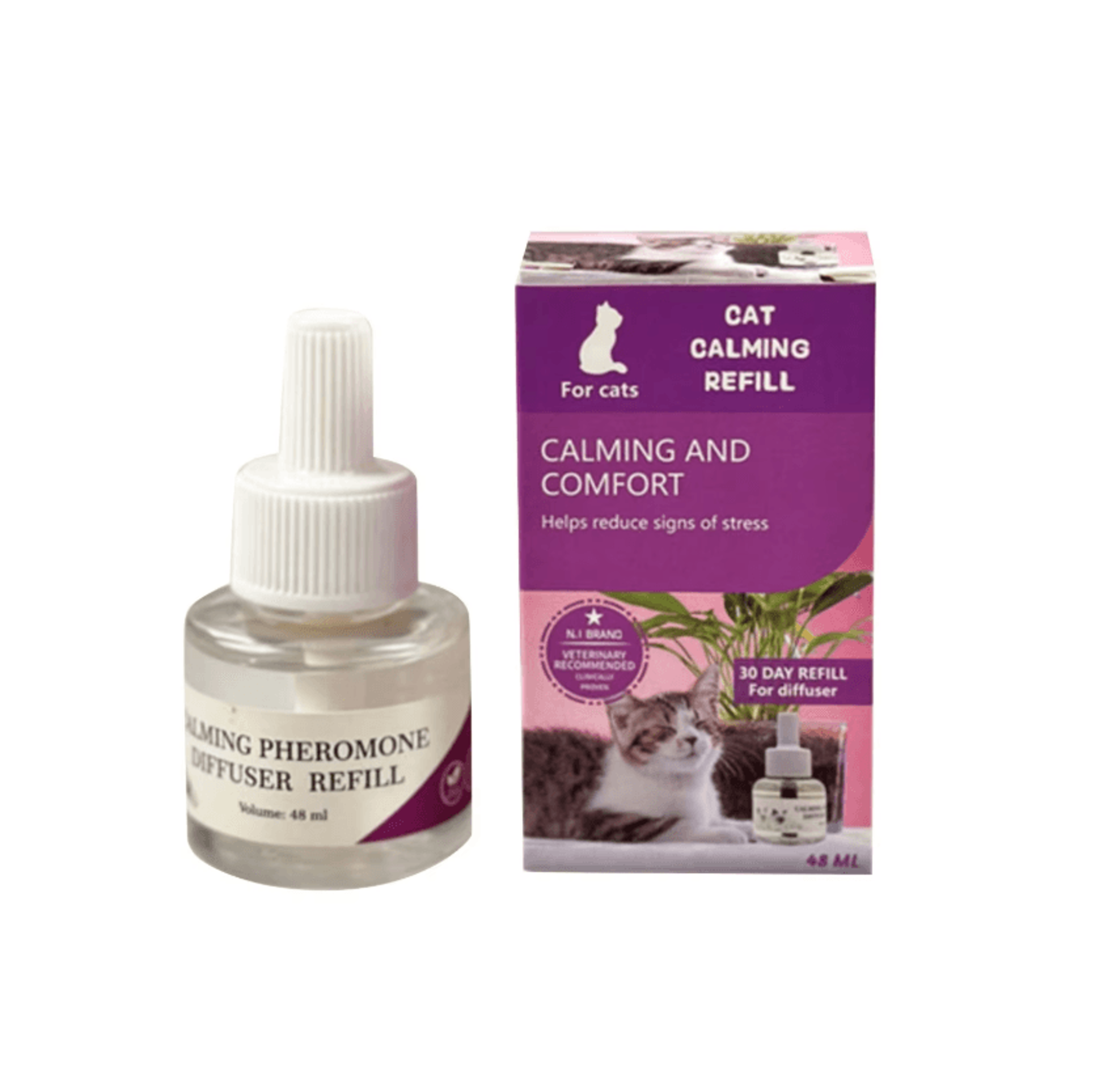 48ml cat calming pheromone diffuser starter kit with refill