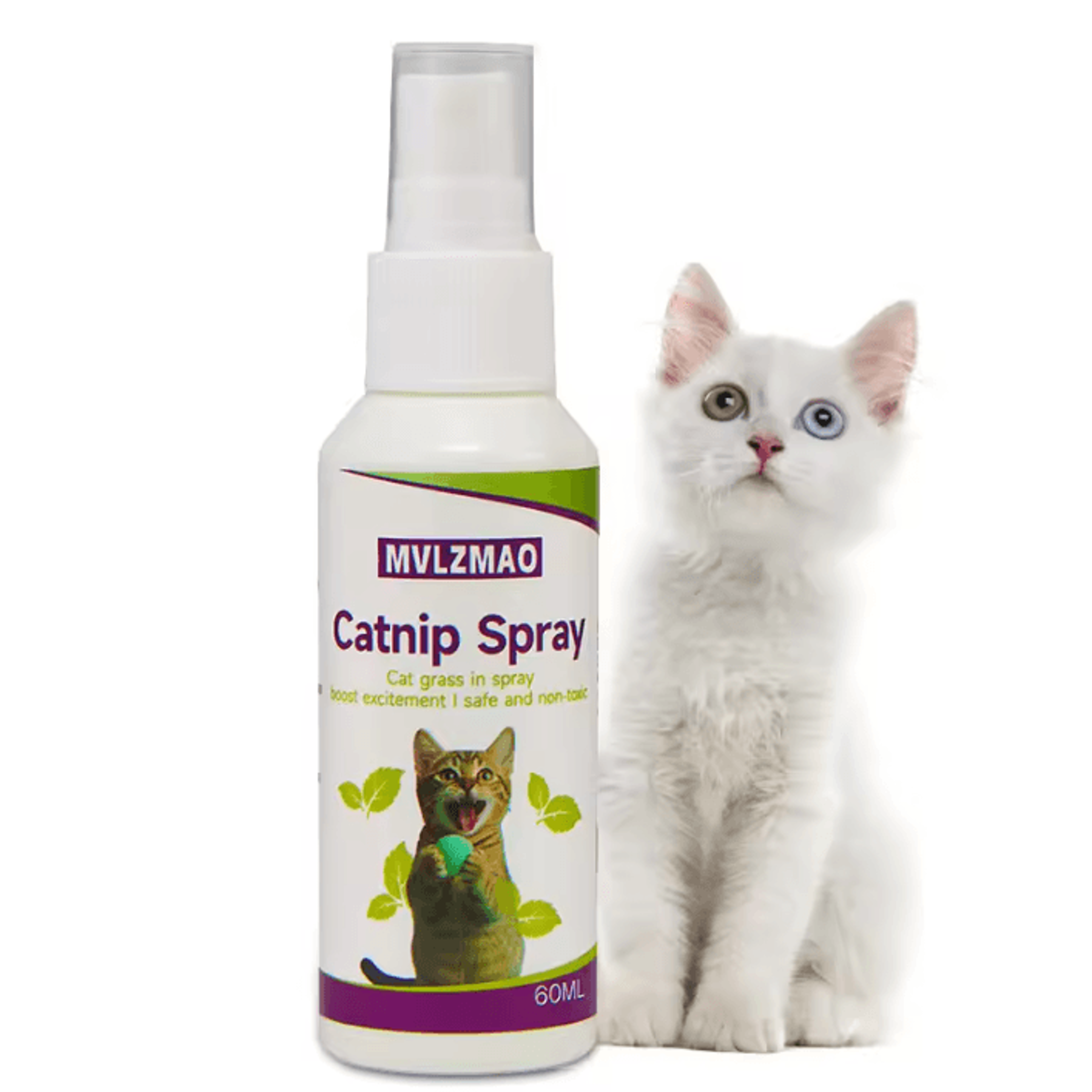catnip training spray for cats & kittens – 60ml scratch & play attraction mist