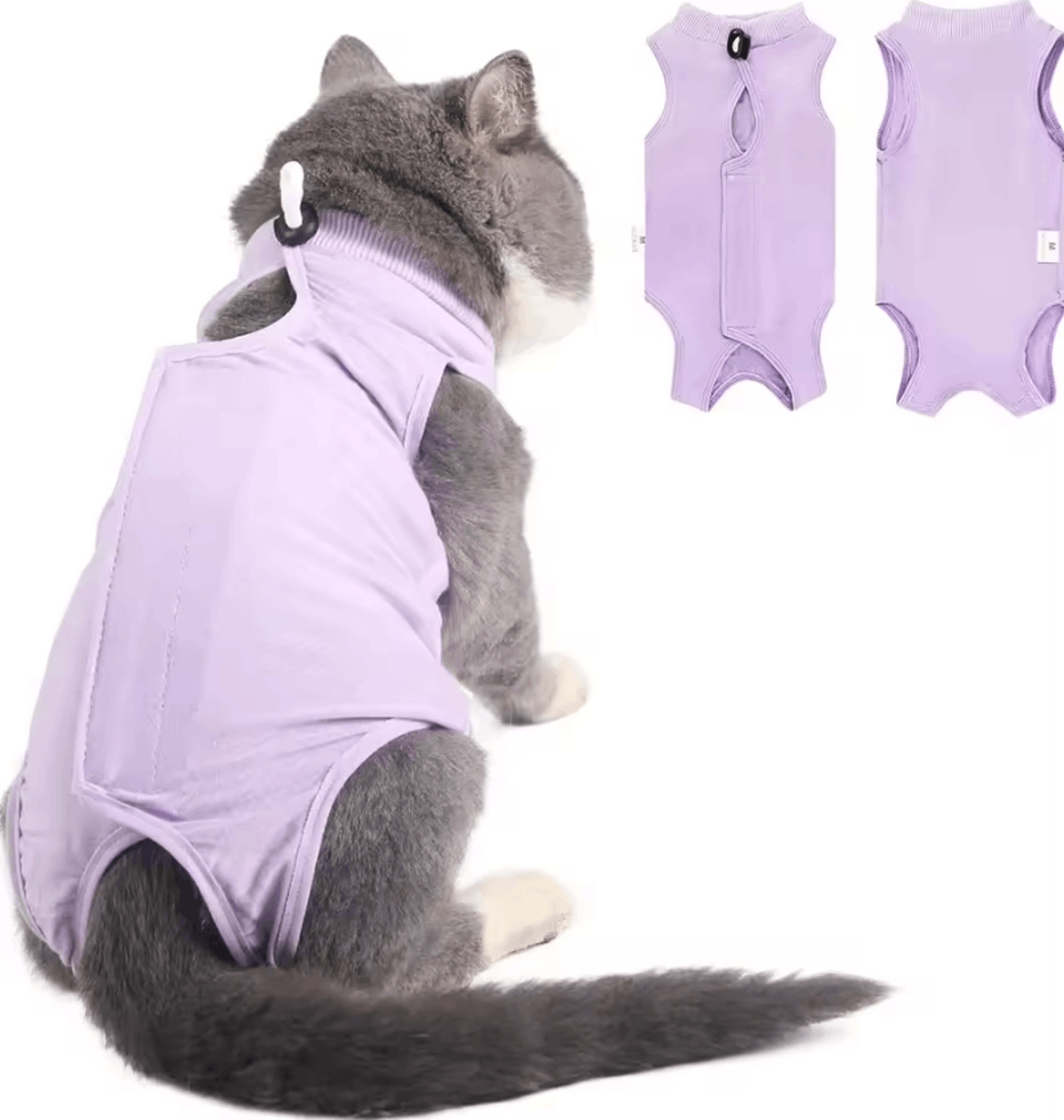 comfortguard post-surgery recovery suit for cats