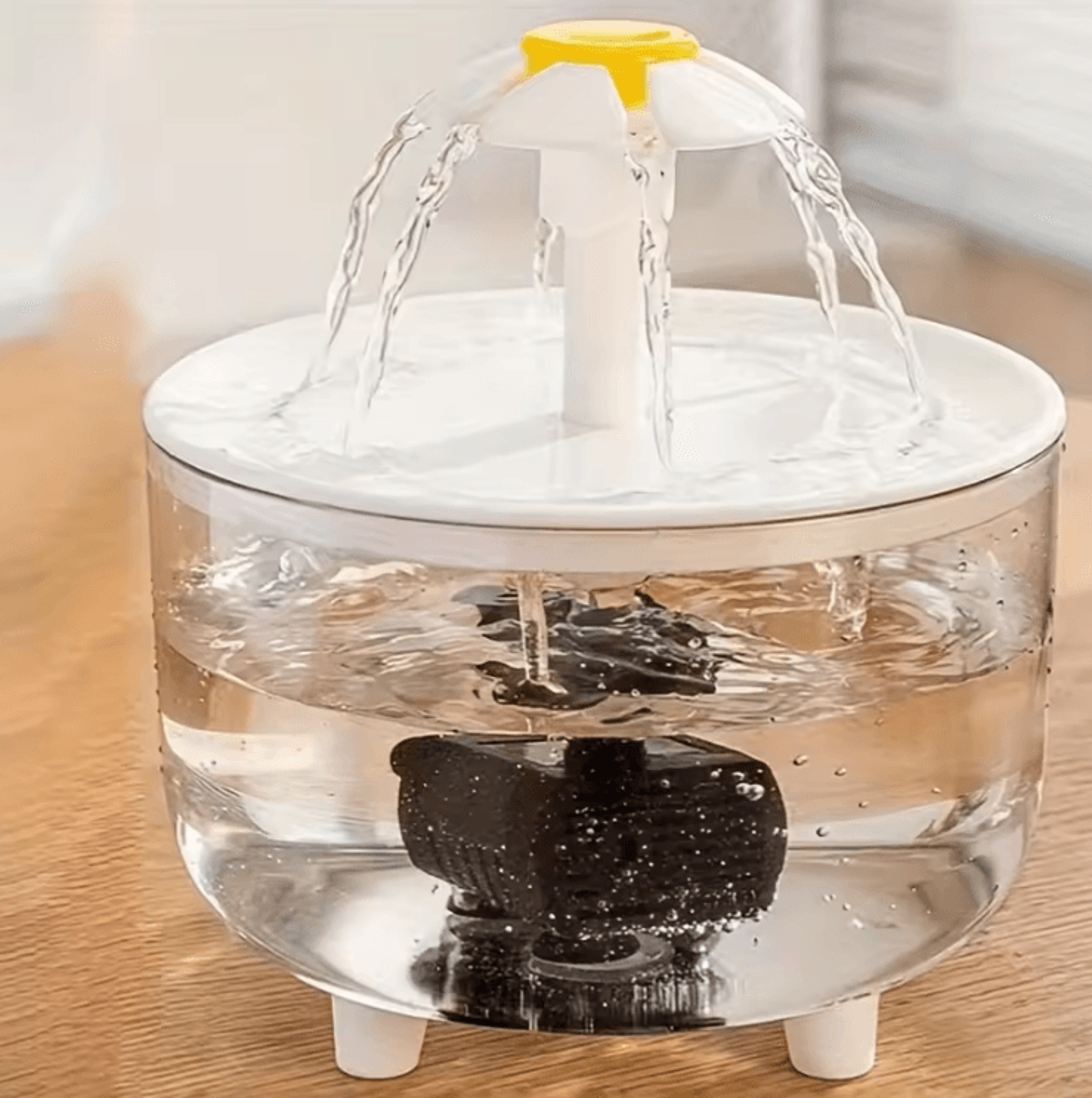 whisperflow usb pet water fountain – 1l automatic drinking station