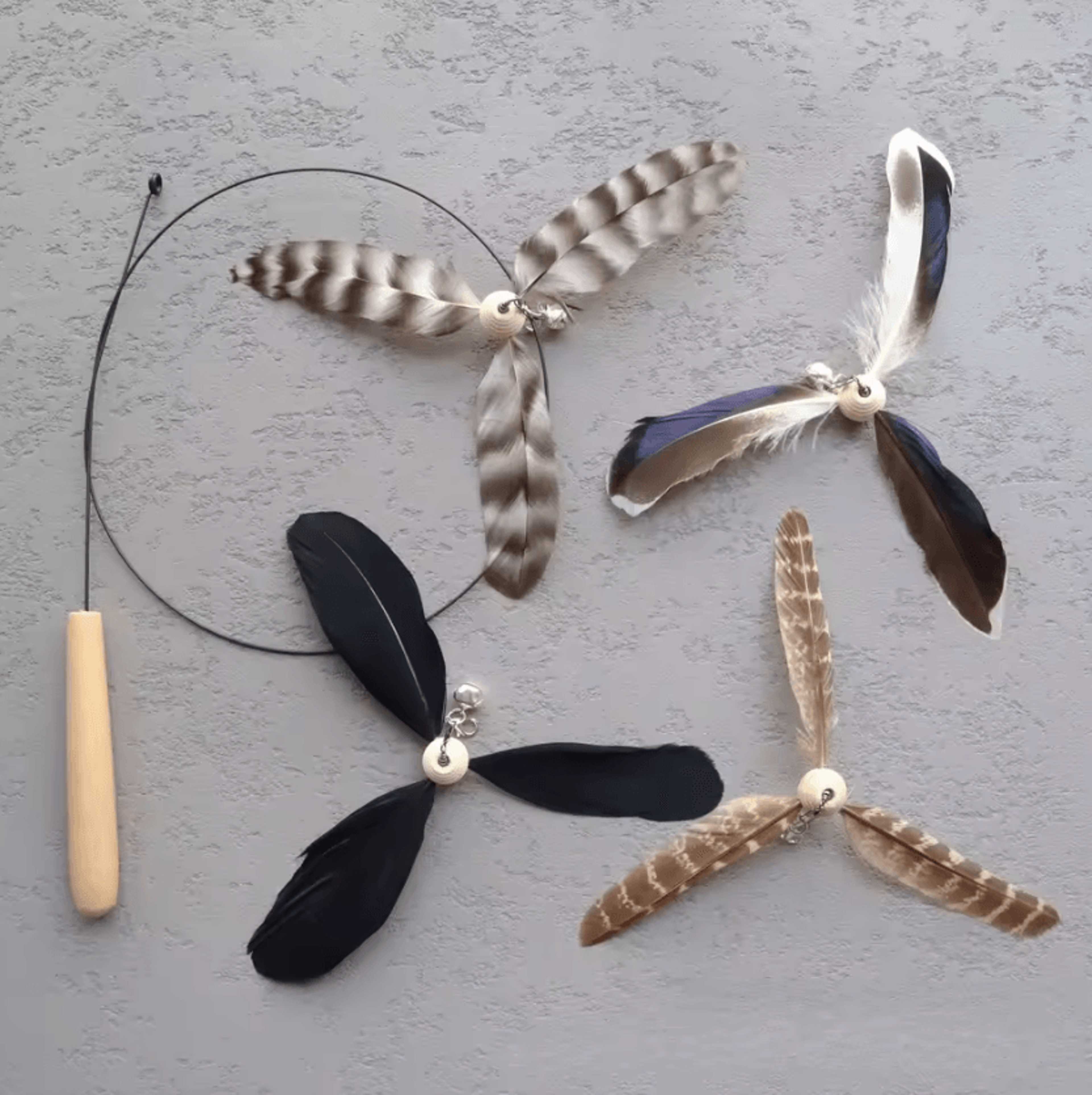 whirlfeather interactive cat teaser wand