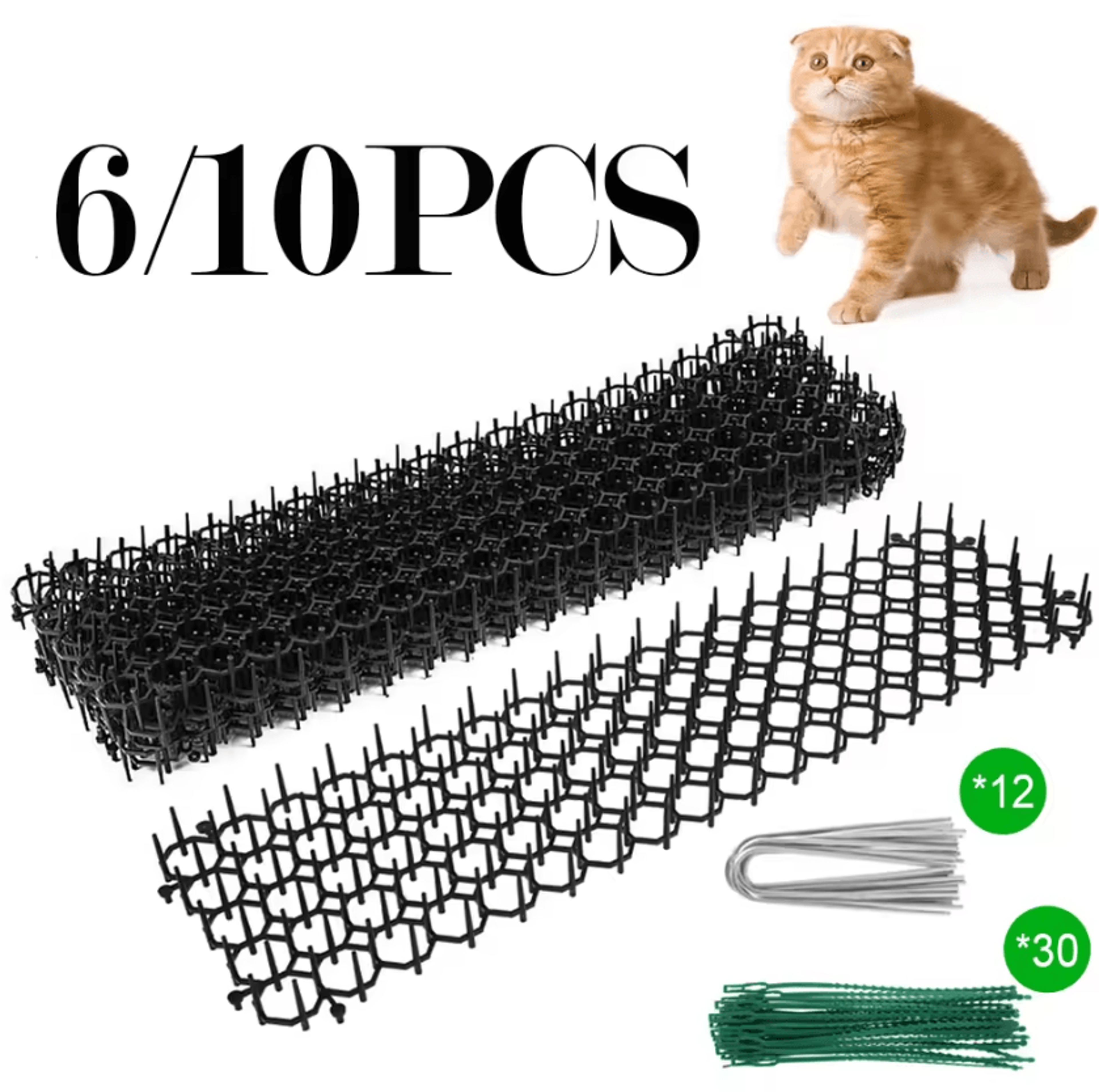 gardenguard anti-dig pet deterrent mat set