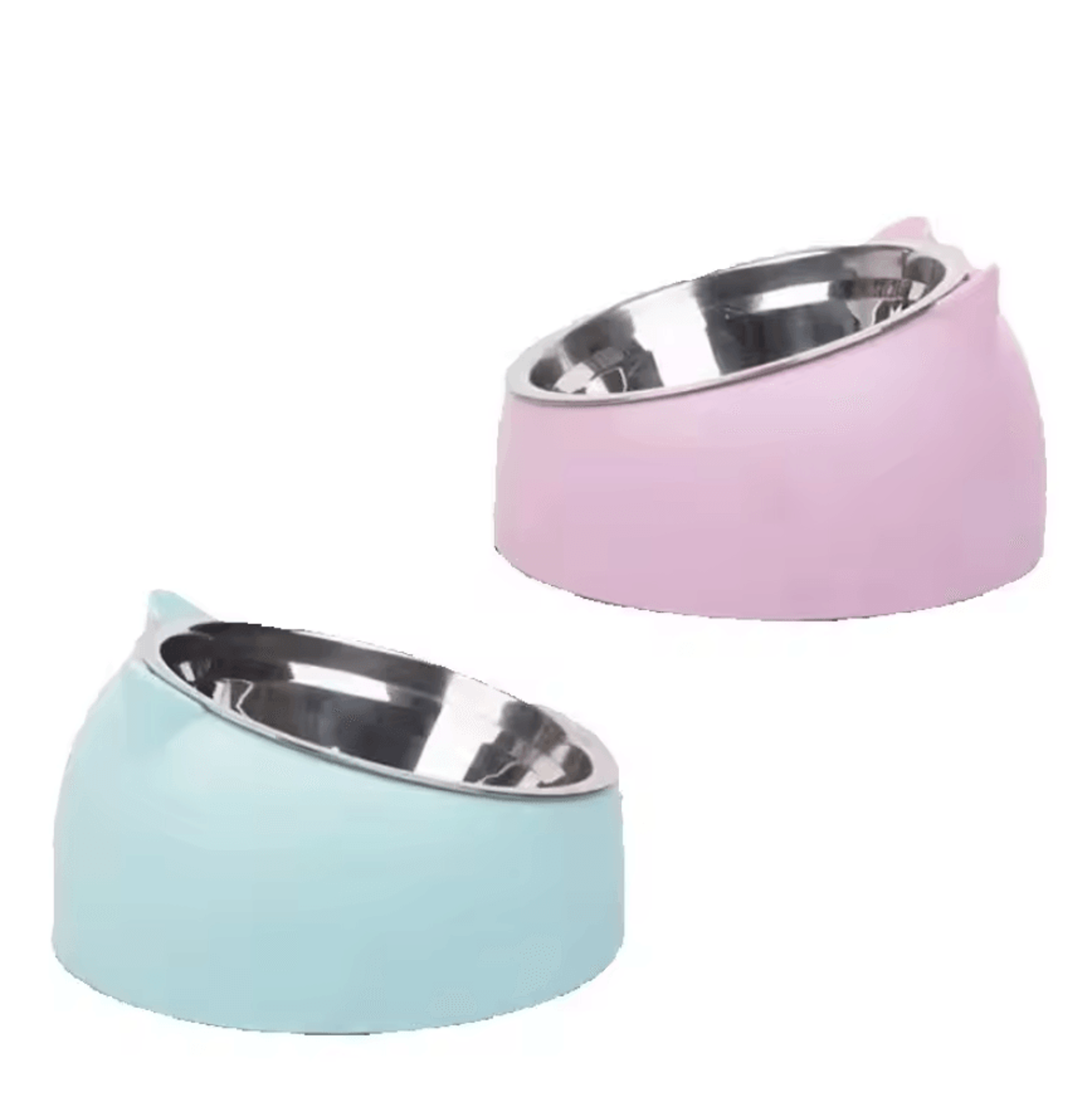 comforttilt elevated stainless steel pet bowl