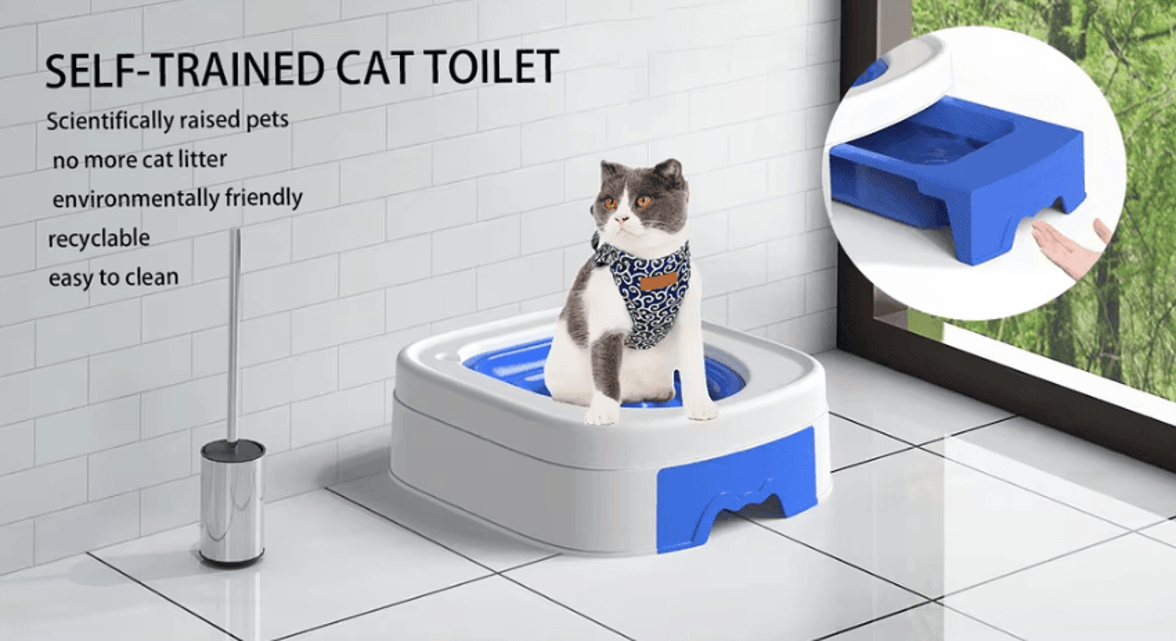 pottypaws cat toilet training system