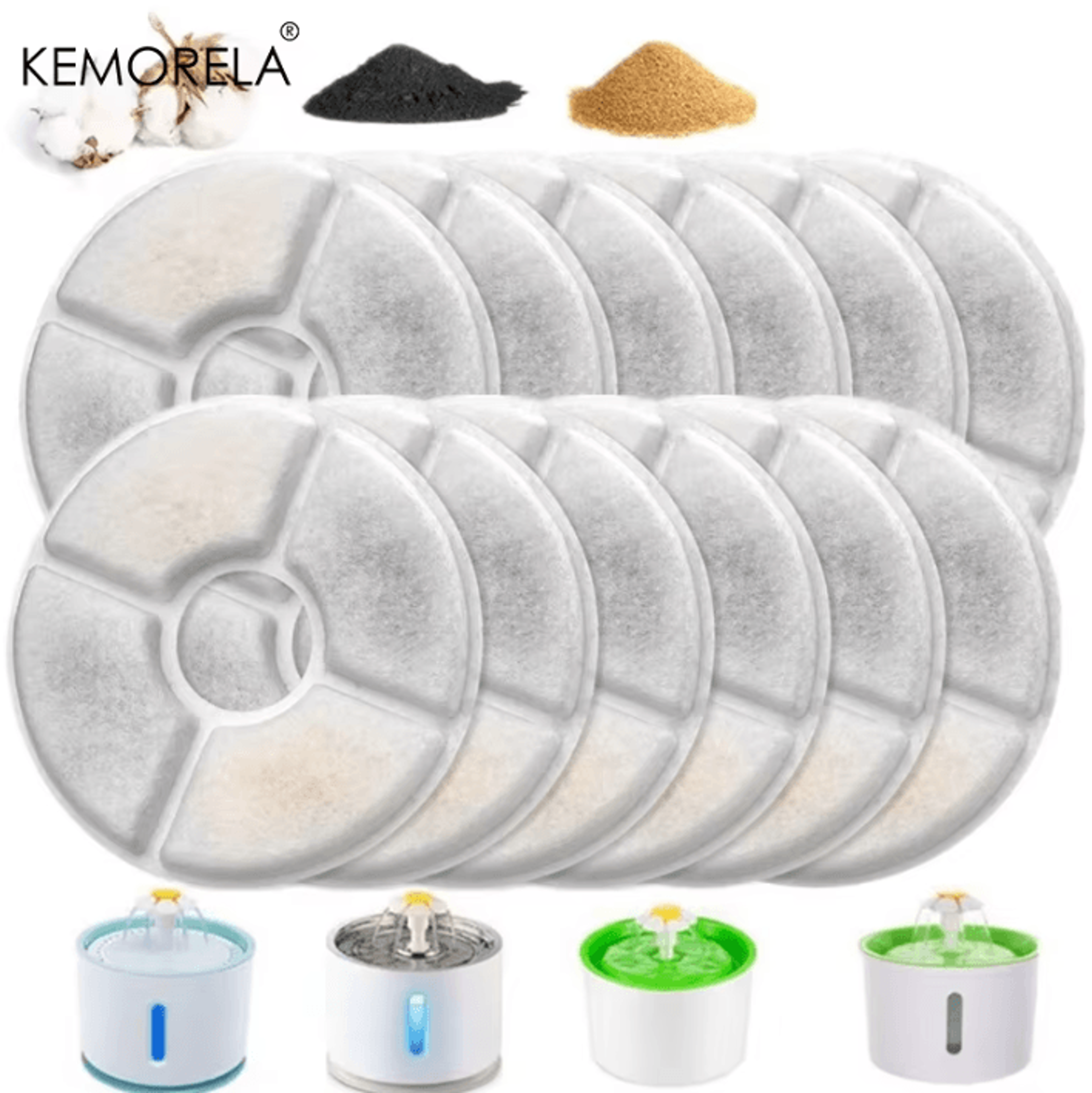 pureflow replacement filter & pre-filter sponge set