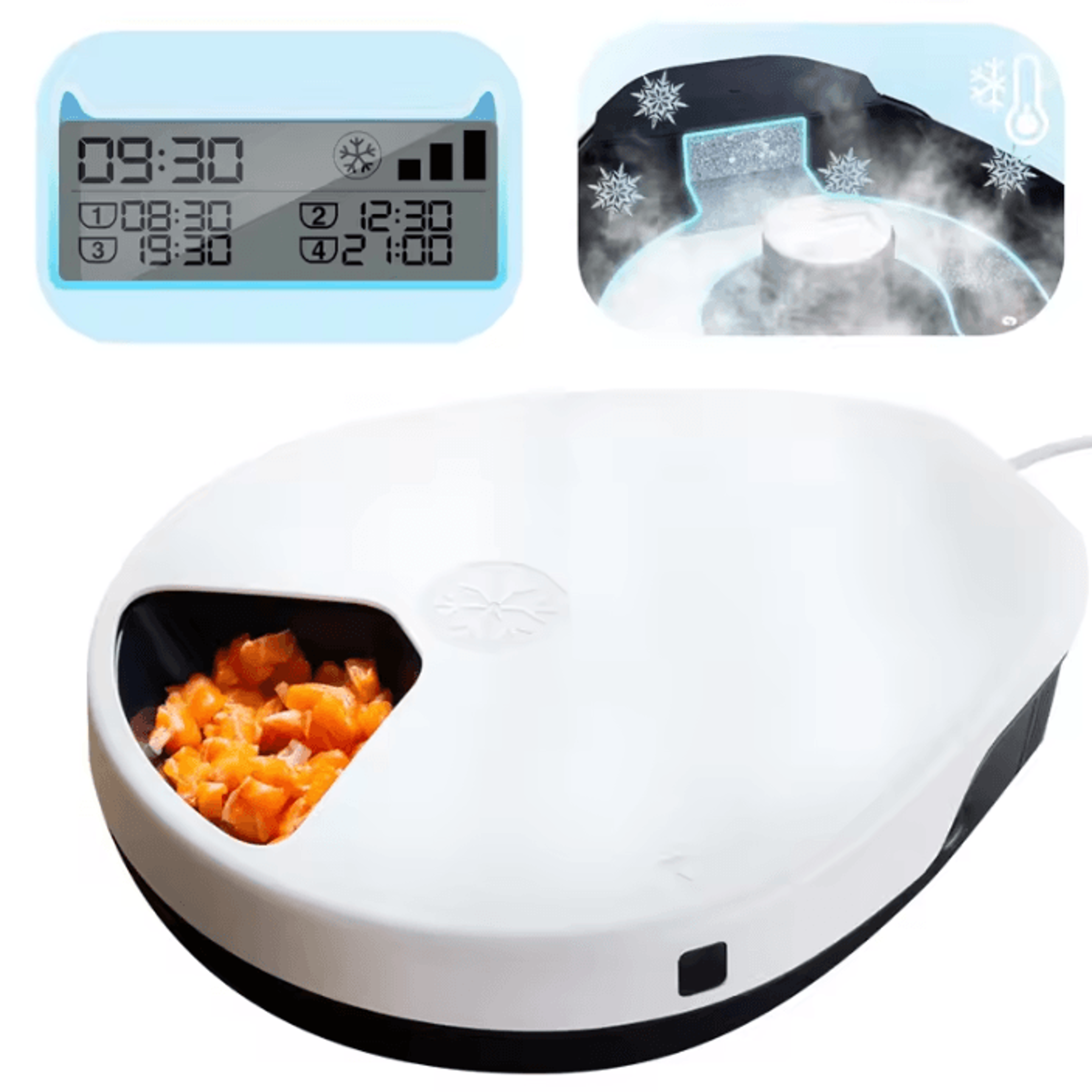 freshkeeper automatic wet food feeder with cooling system