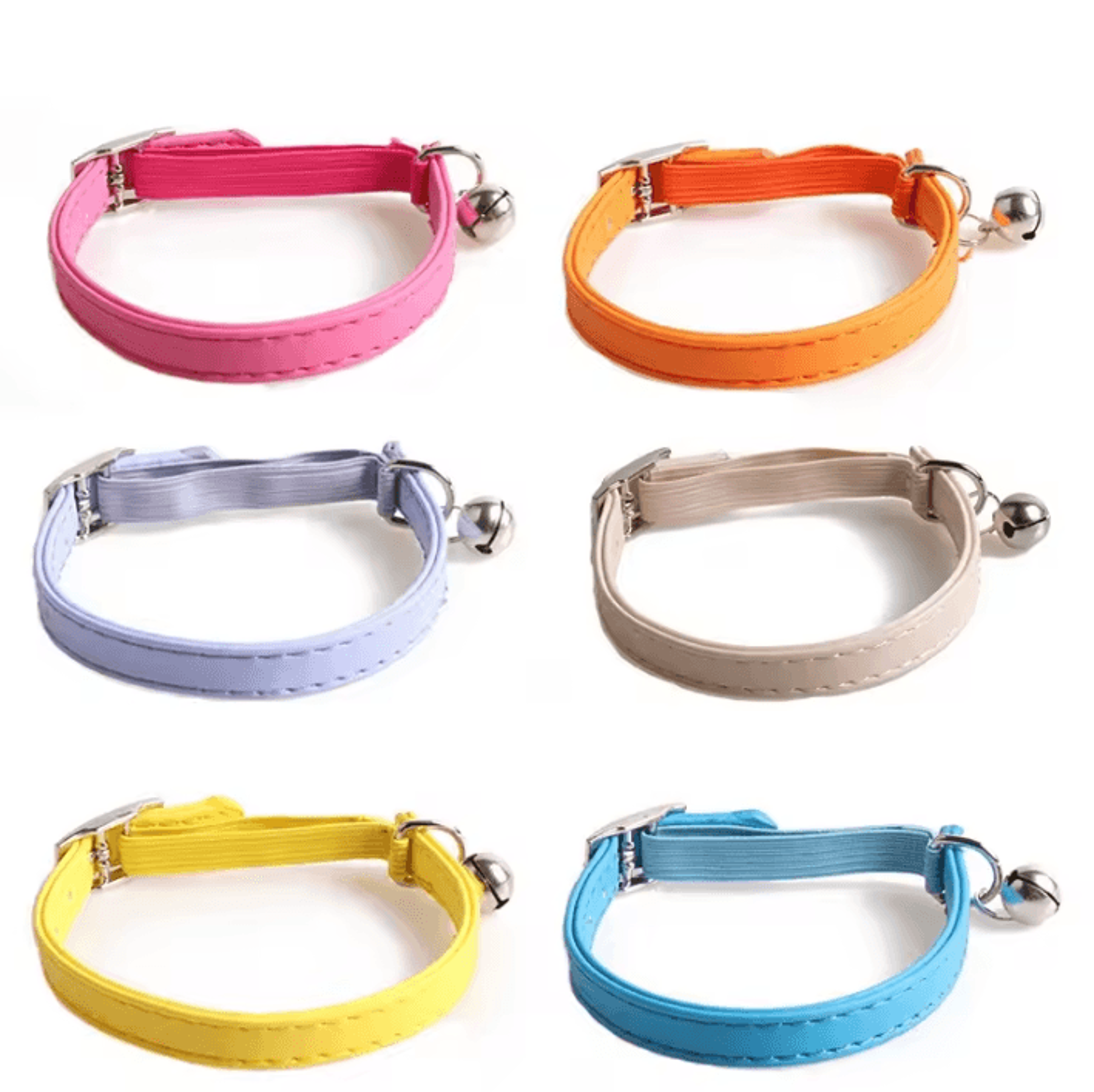 macaron bell adjustable cat collar for cats & small pets