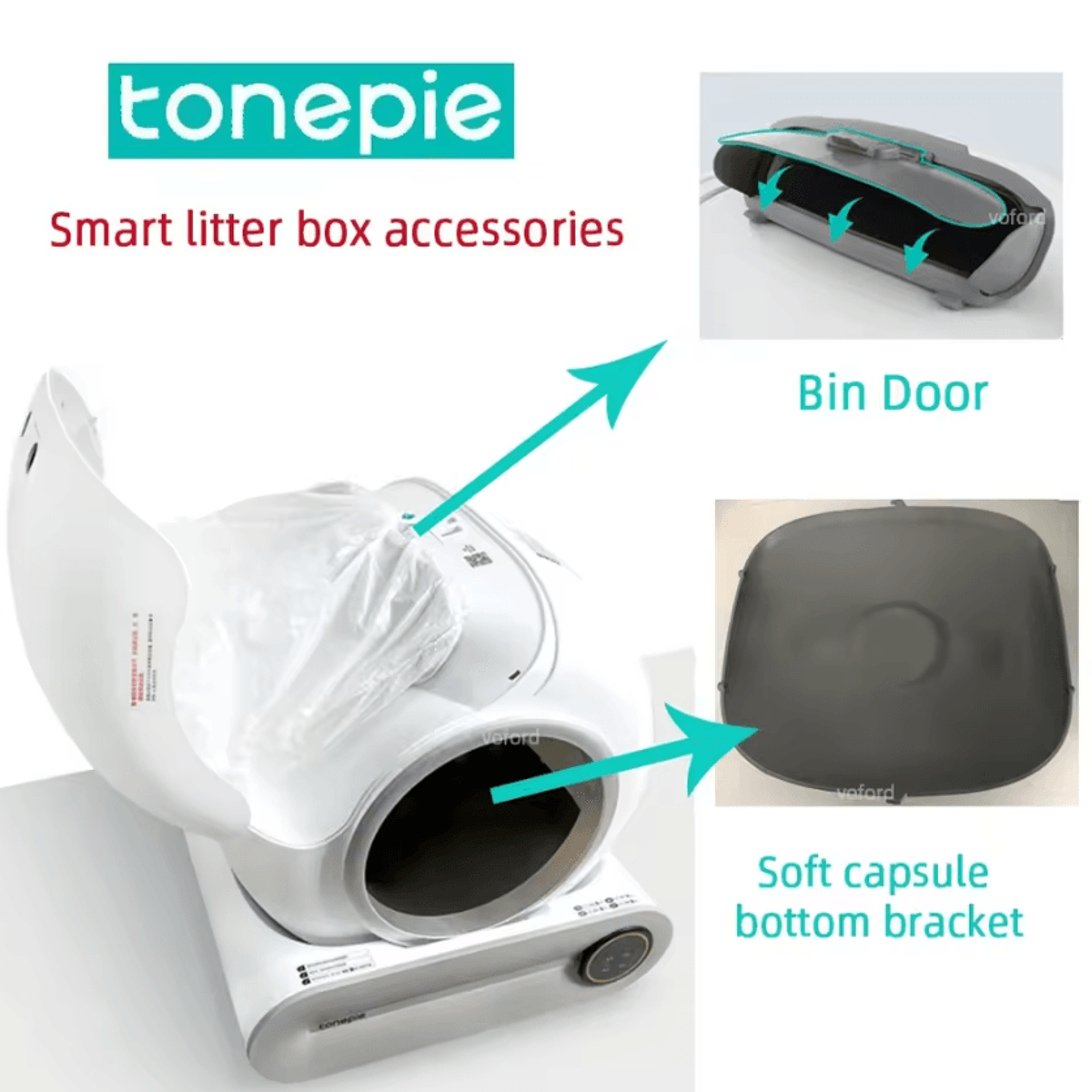 tonepie automatic litter box replacement parts kit