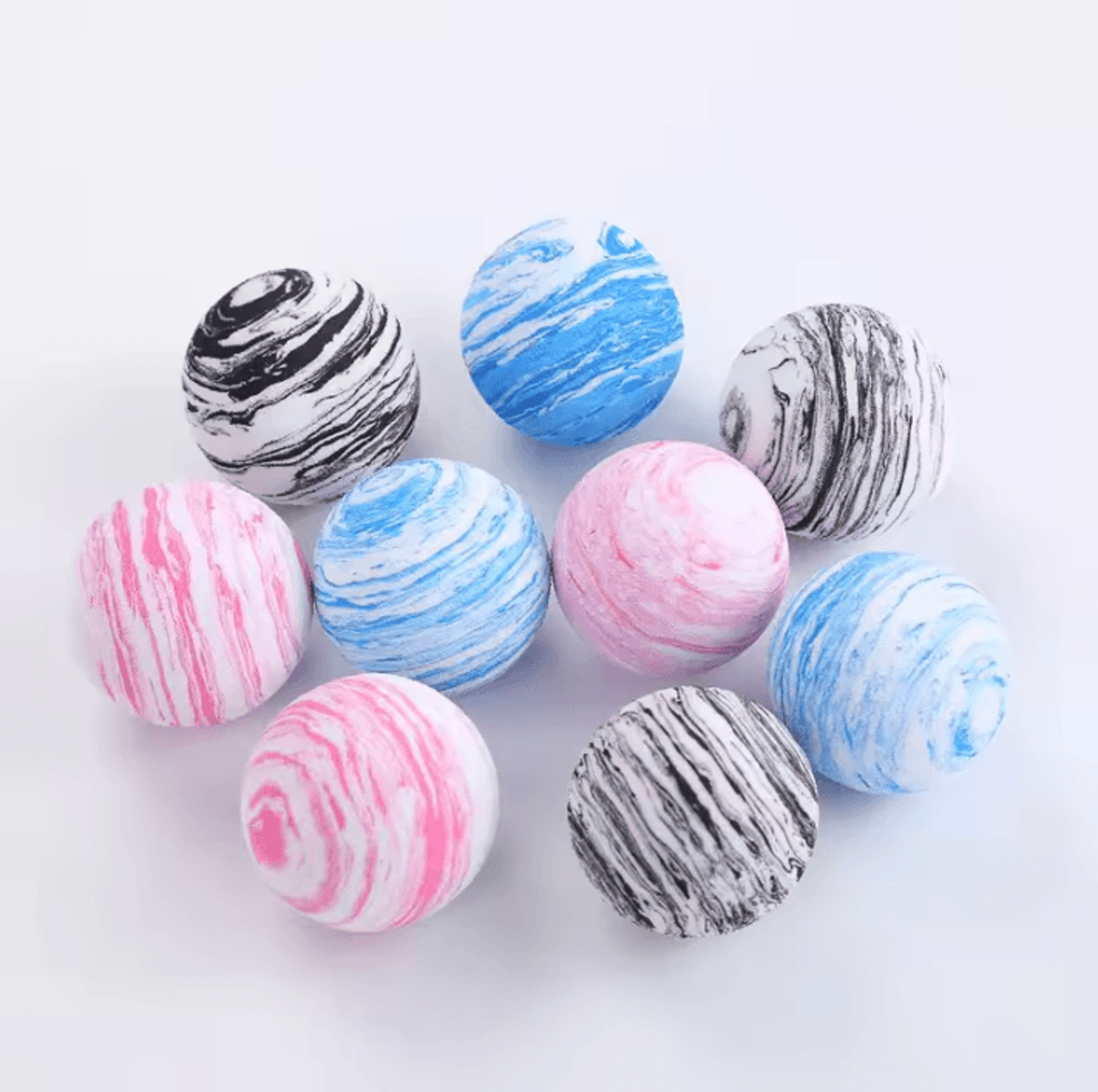 galaxybounce eva planet texture cat toy ball