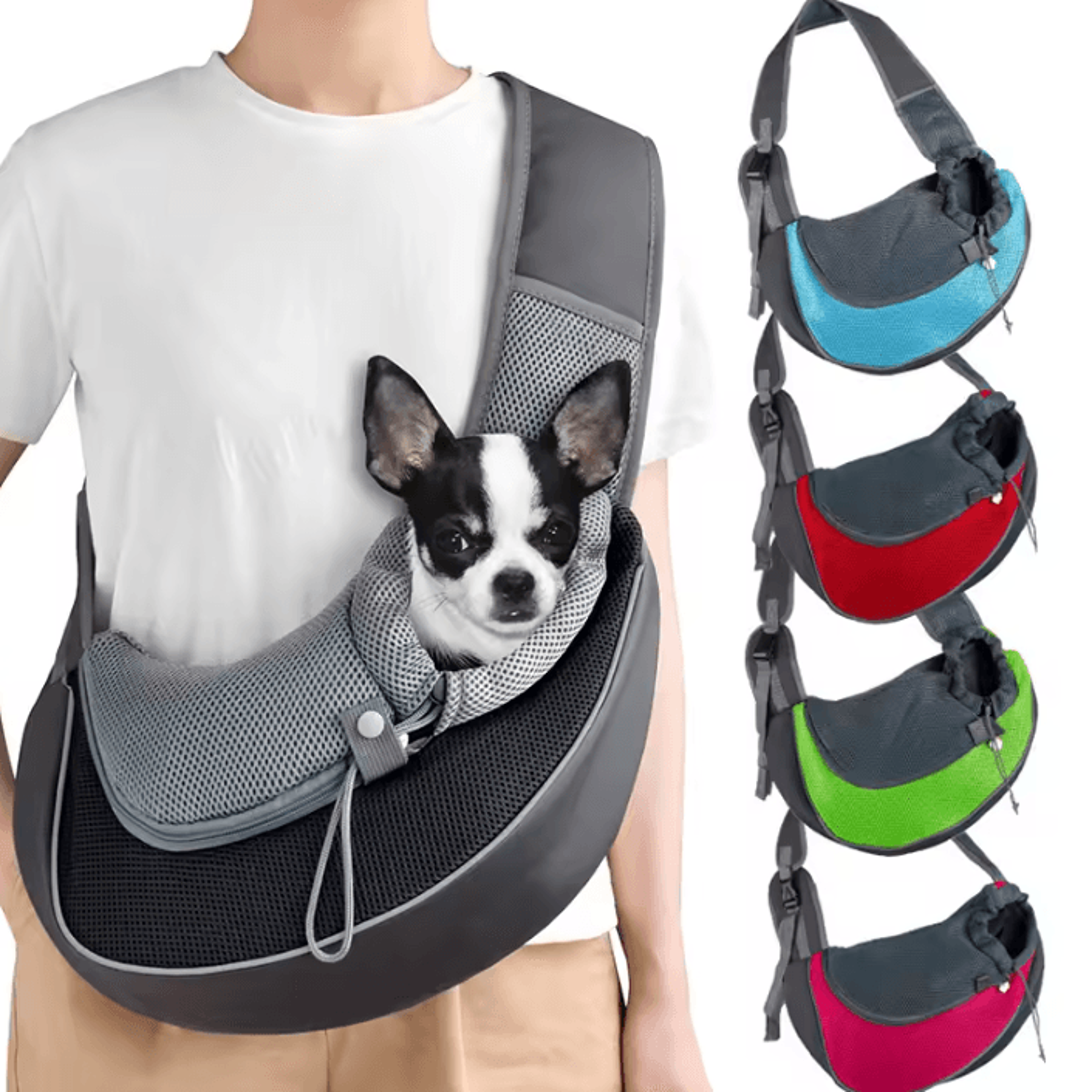 cozytrail mesh pet carrier backpack & shoulder sling bag