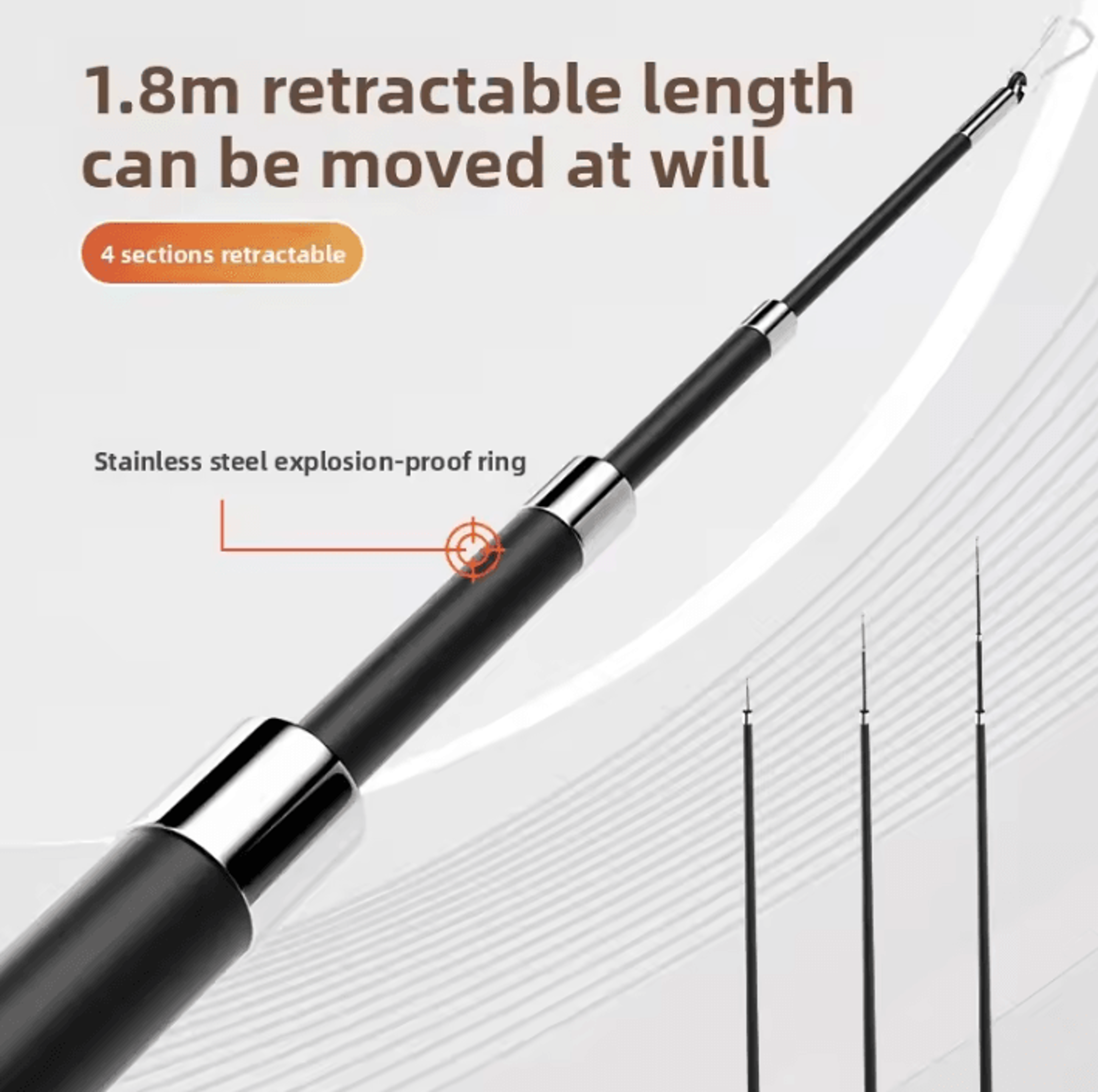 flexifeather 1.8m extendable cat teaser wand