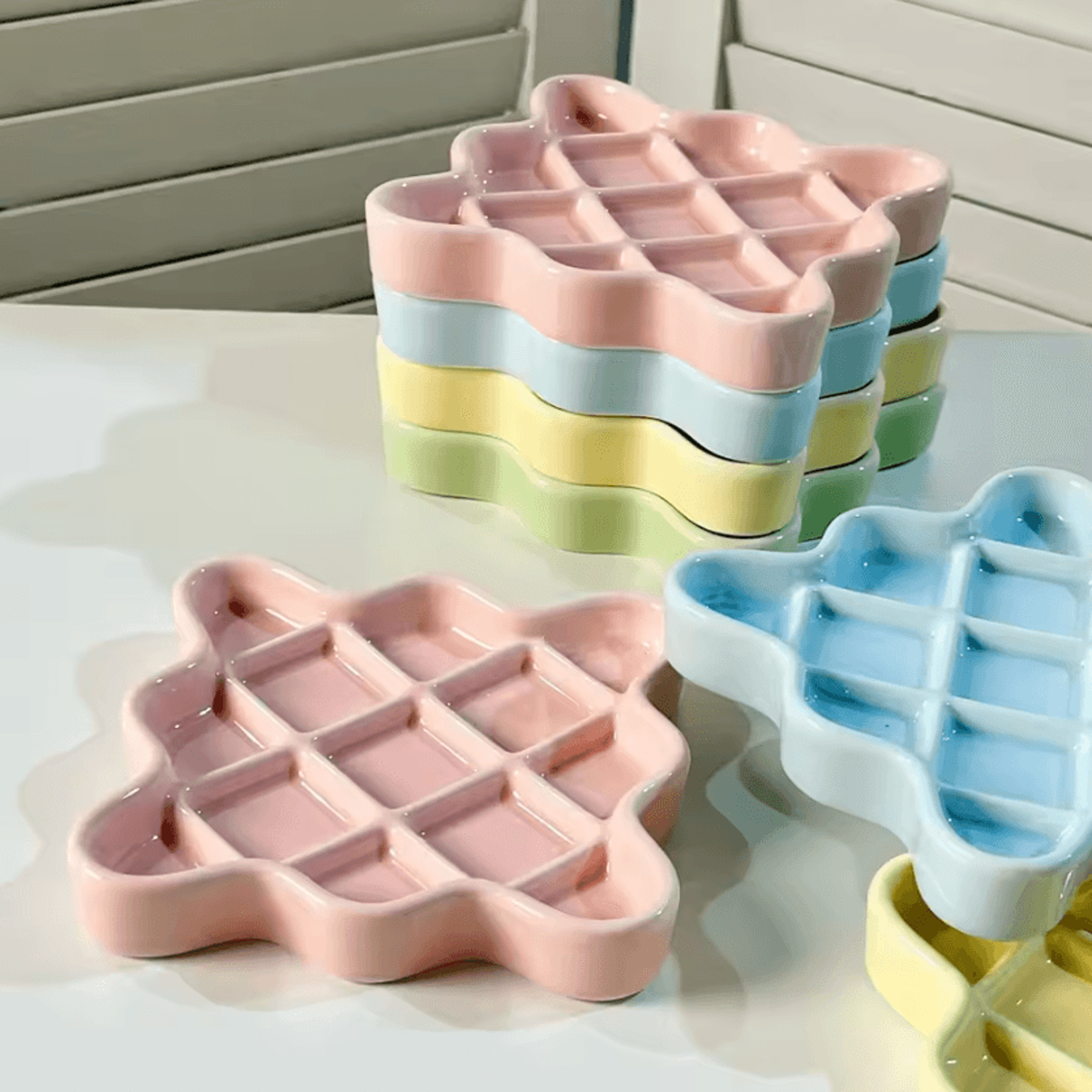 harmonypaws ceramic slow feed licking bowl