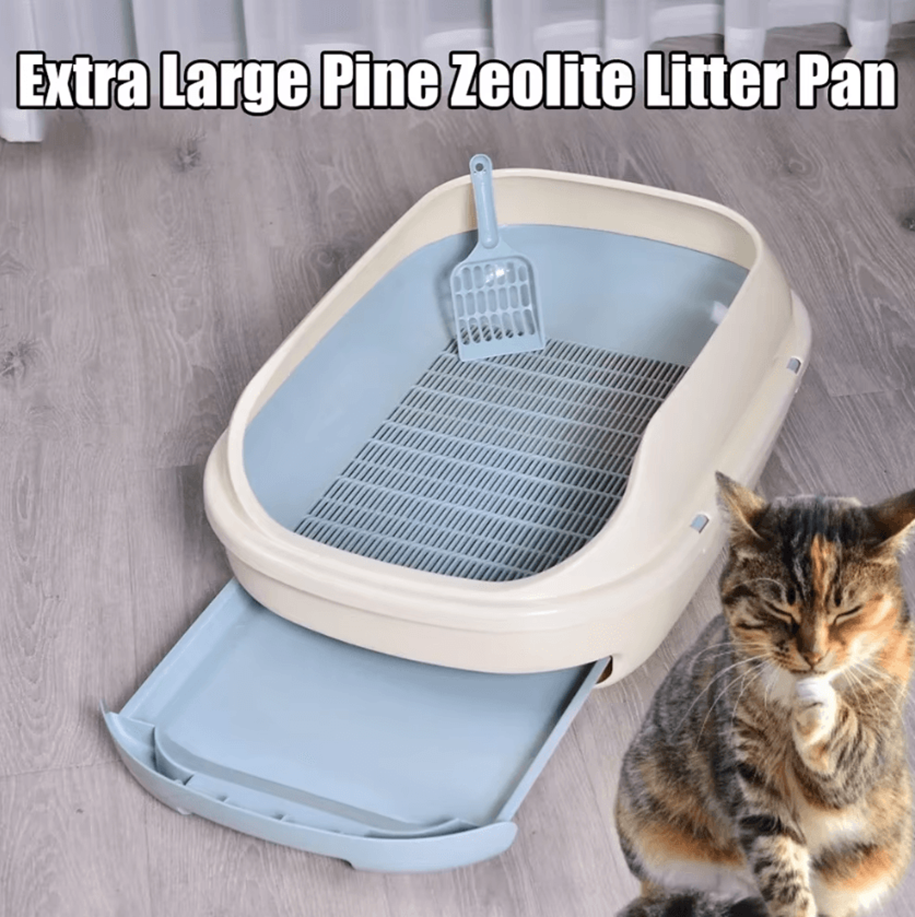 cleanflow xl semi-closed drawer cat litter box