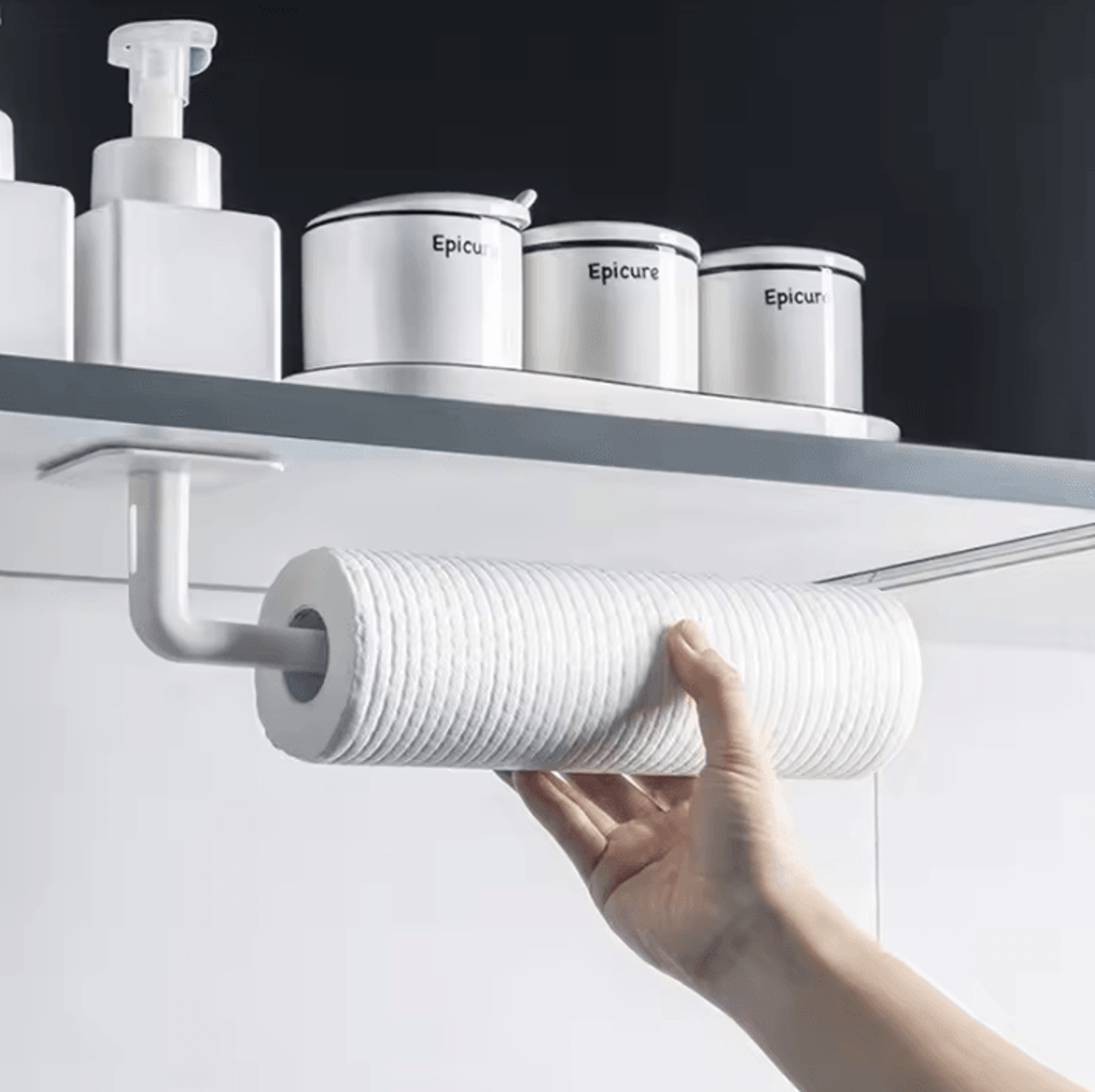 snaphold no-drill kitchen storage hooks