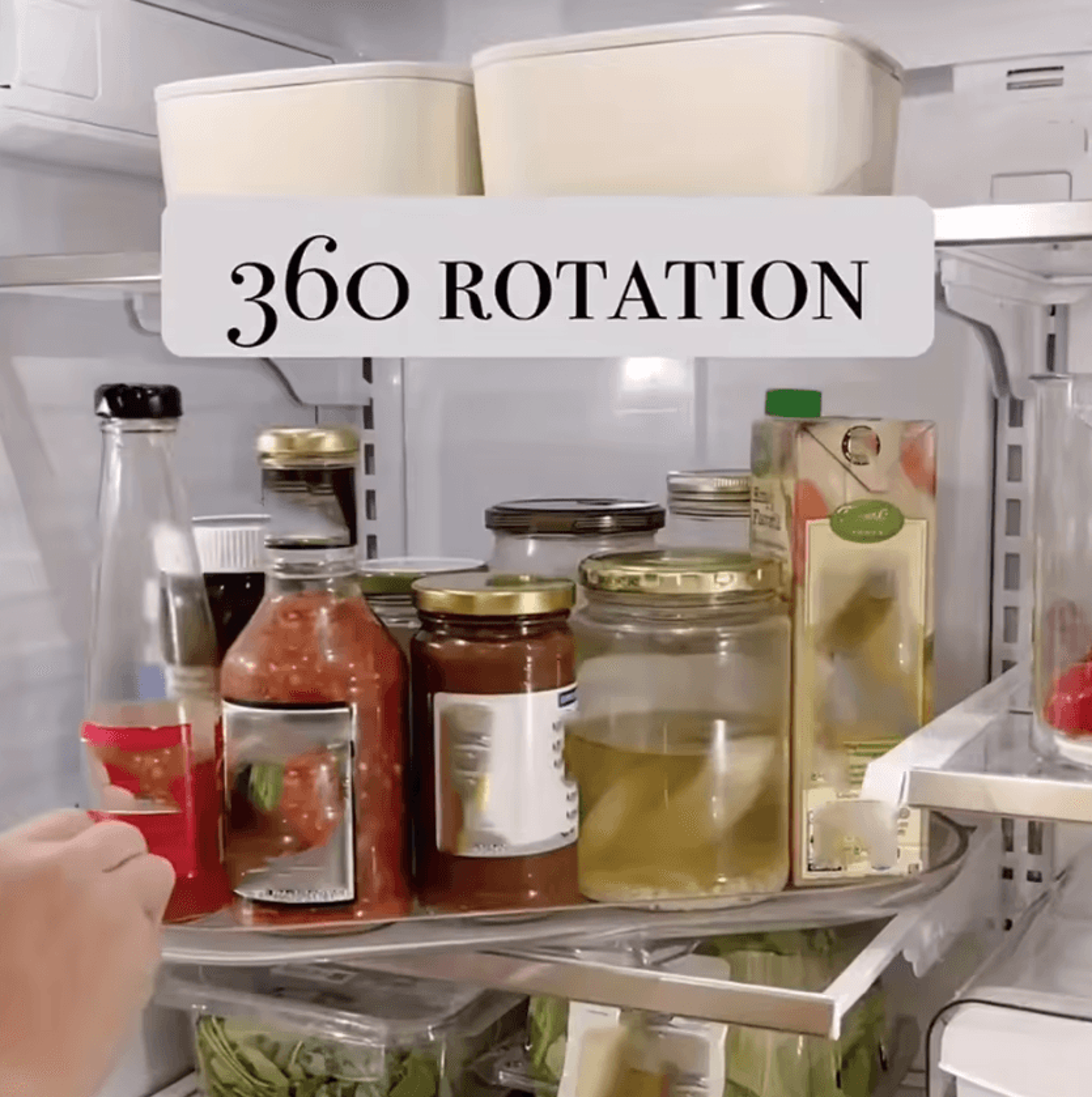 spinstore 360° rotating storage tray & lazy susan organizer