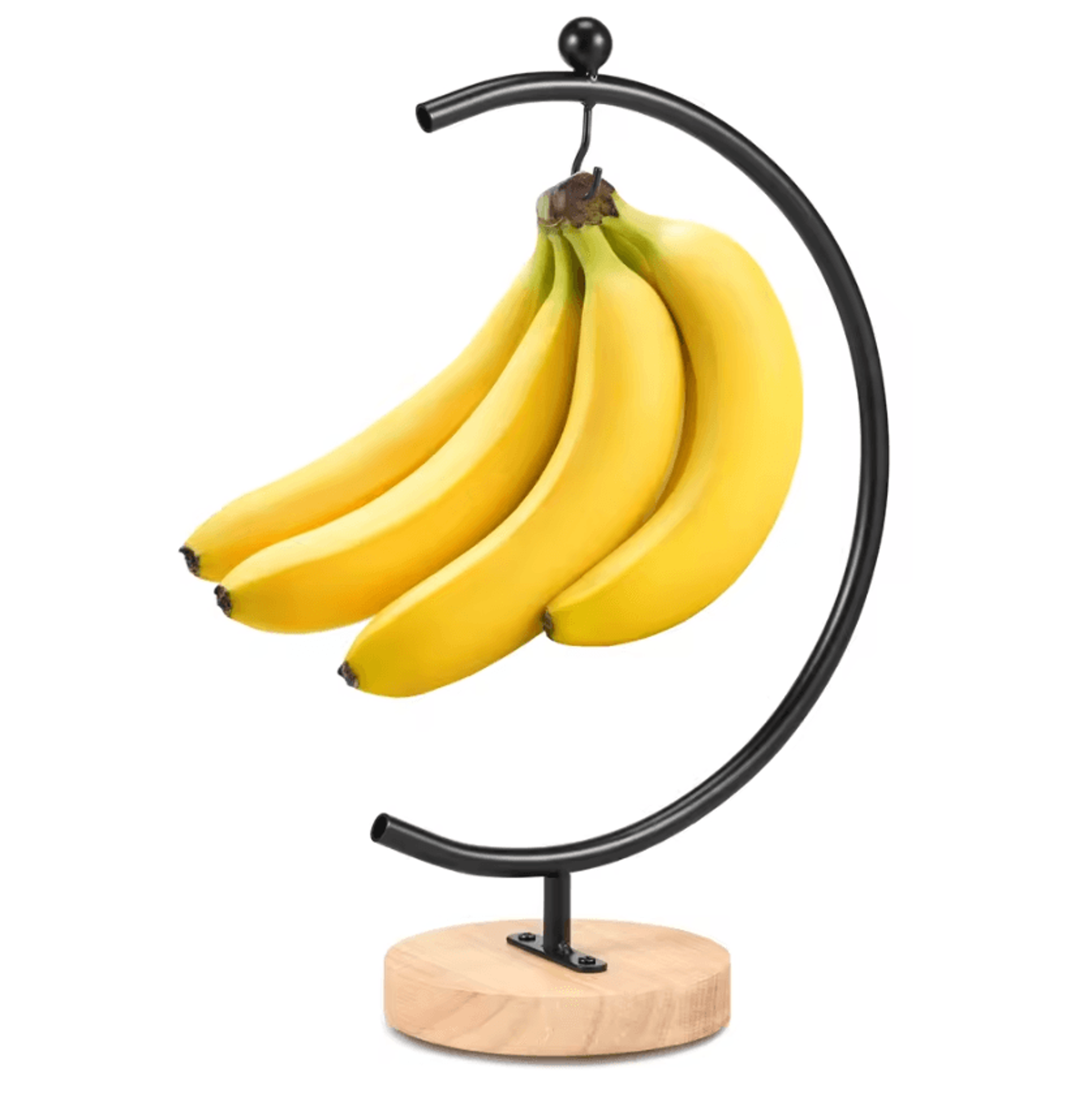 lunahang banana holder stand & countertop fruit hanger