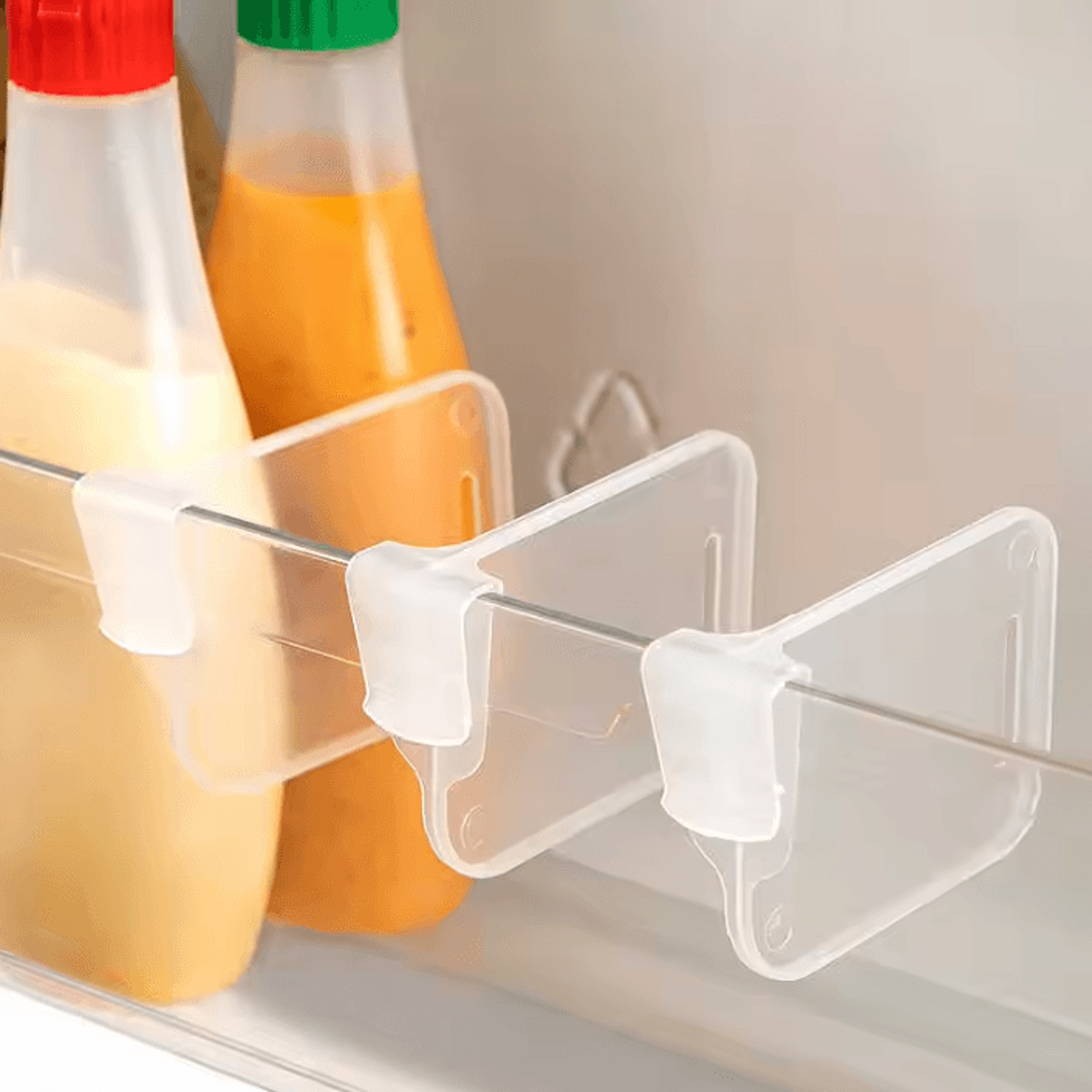 freshsort adjustable fridge shelf dividers set