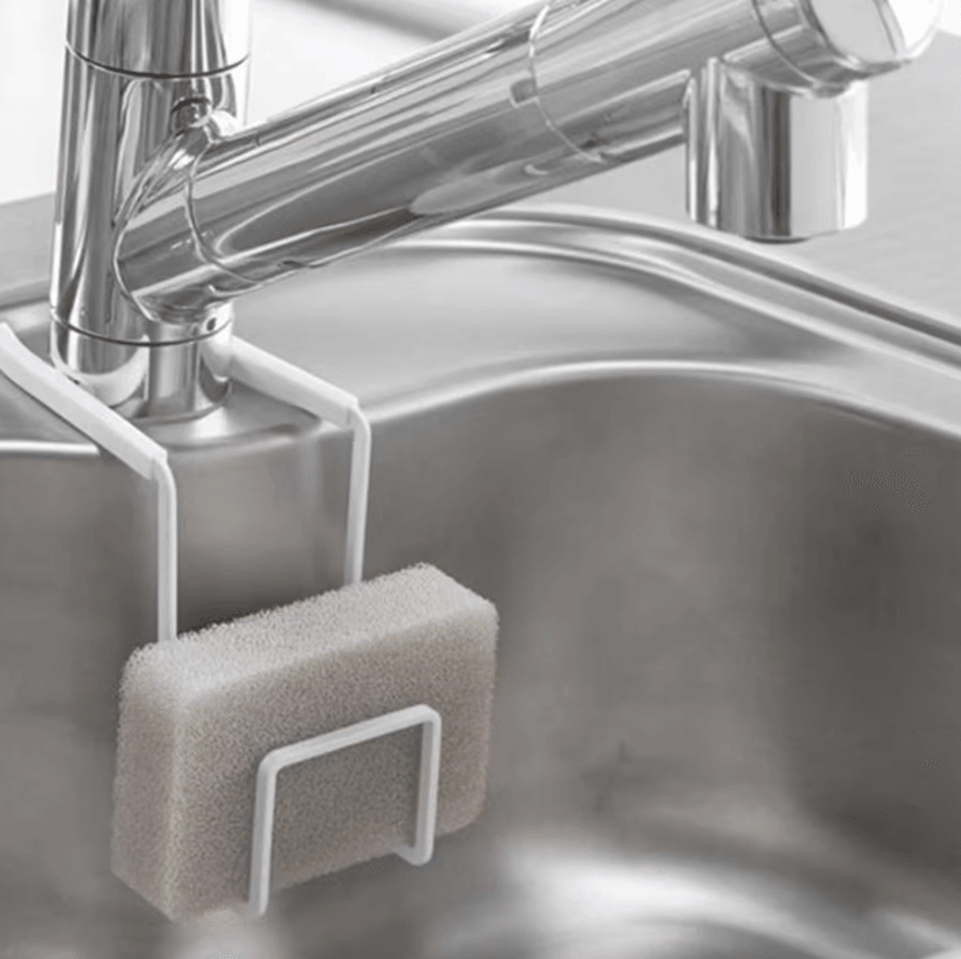 drainmate metal sink caddy & sponge holder