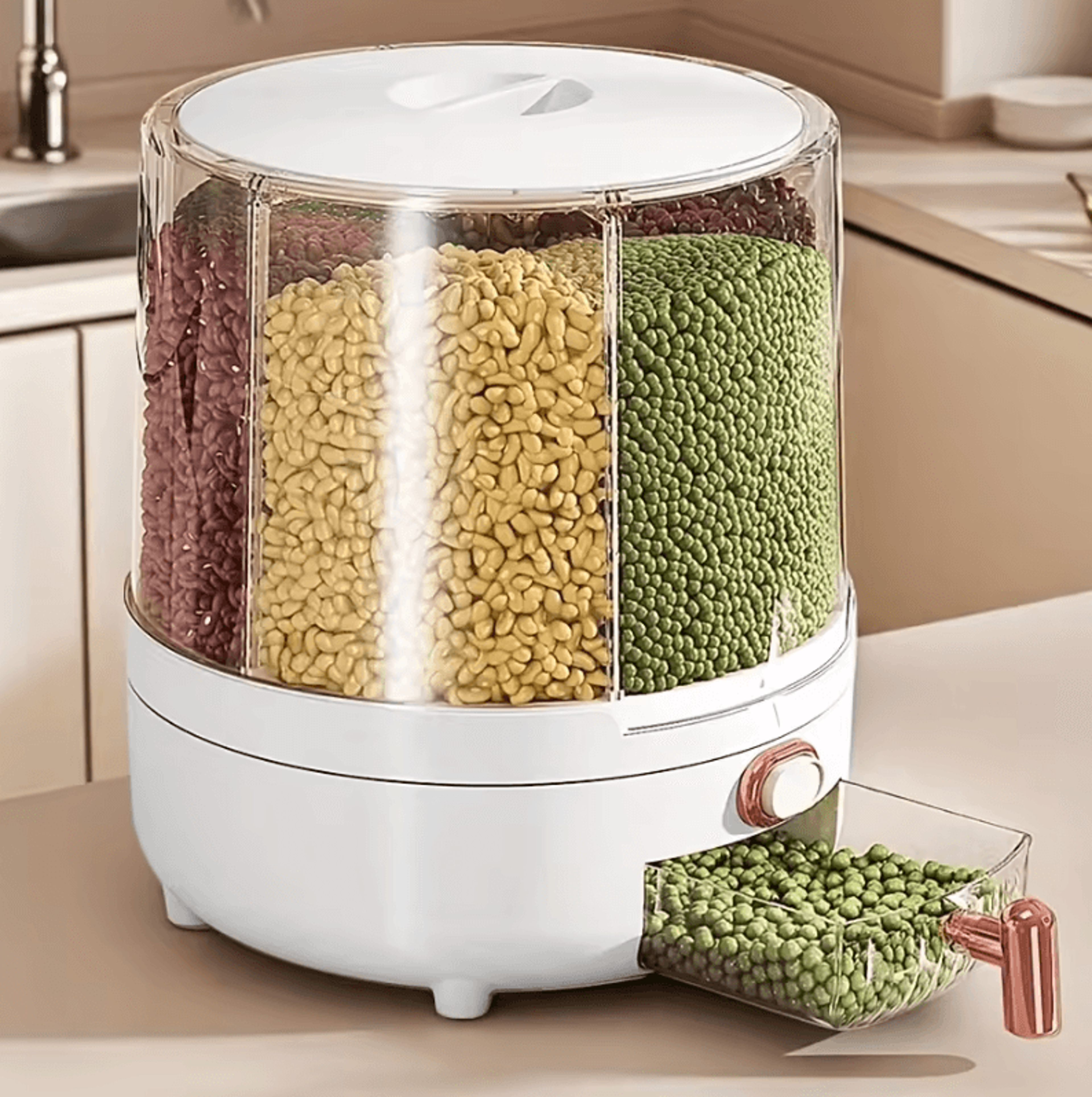 spinfresh 360 rotating airtight food storage container