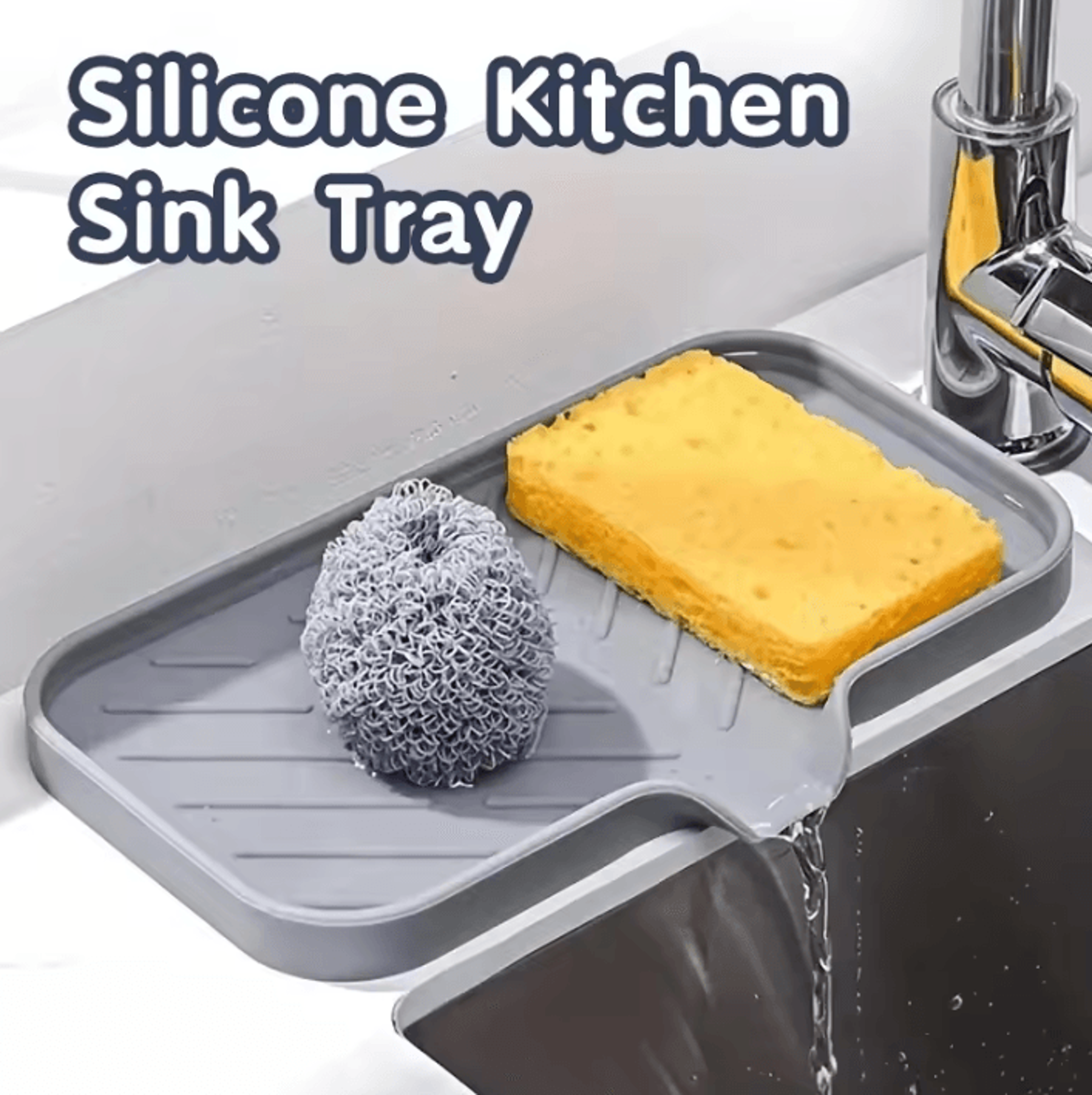 dryguard silicone faucet splash mat organizer