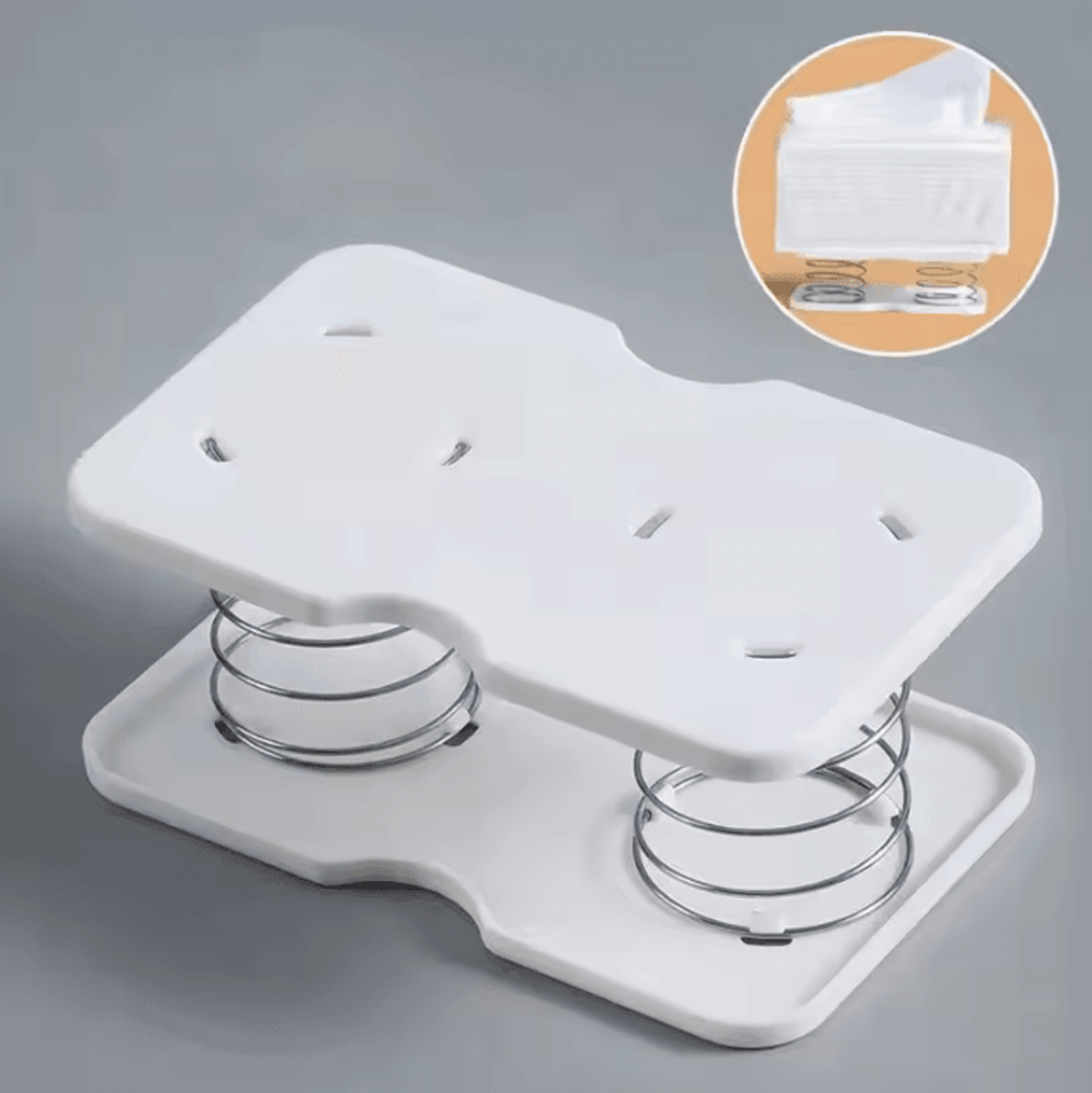 liftflow spring-loaded tissue box holder