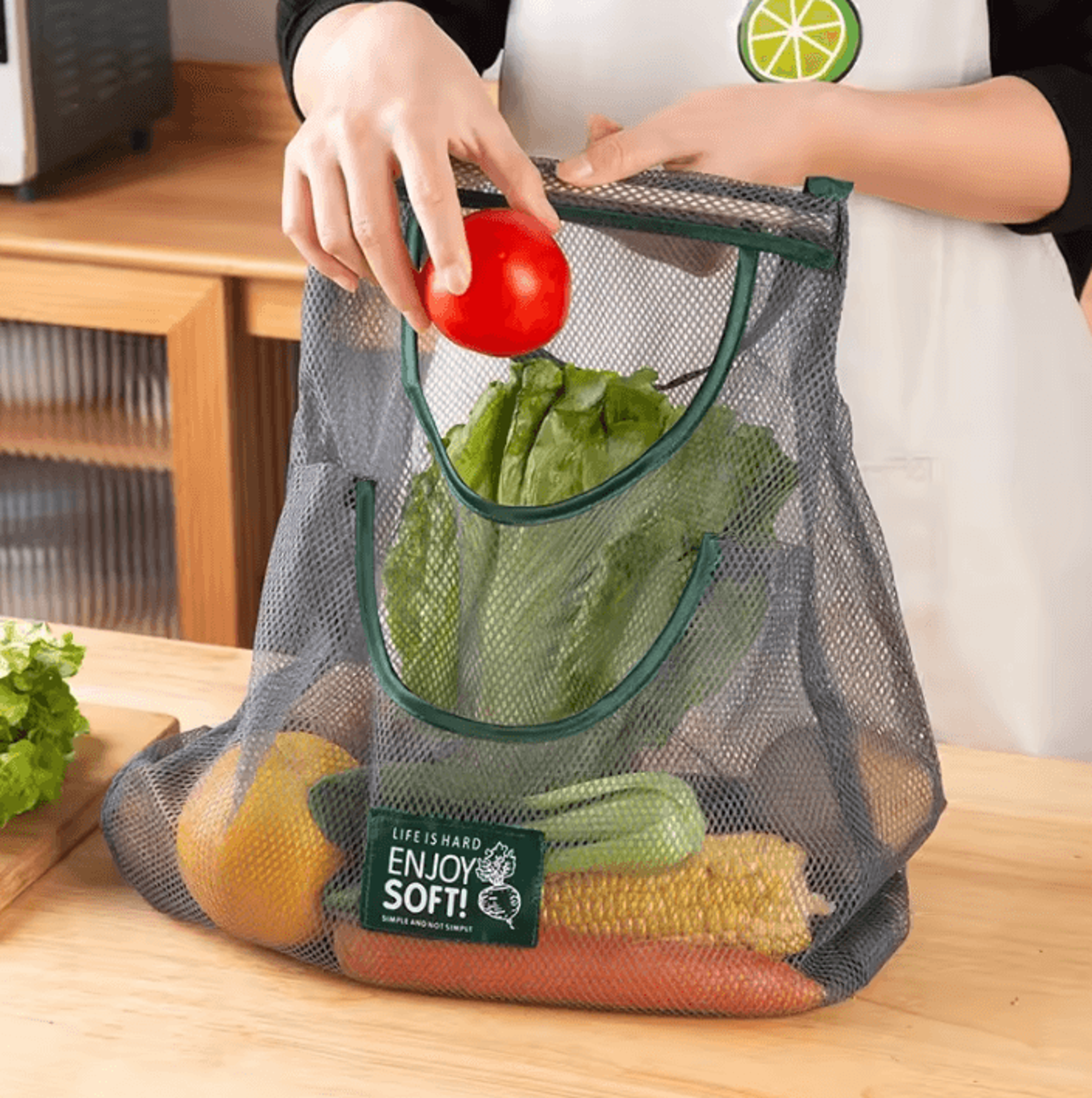 freshhang breathable produce storage bag