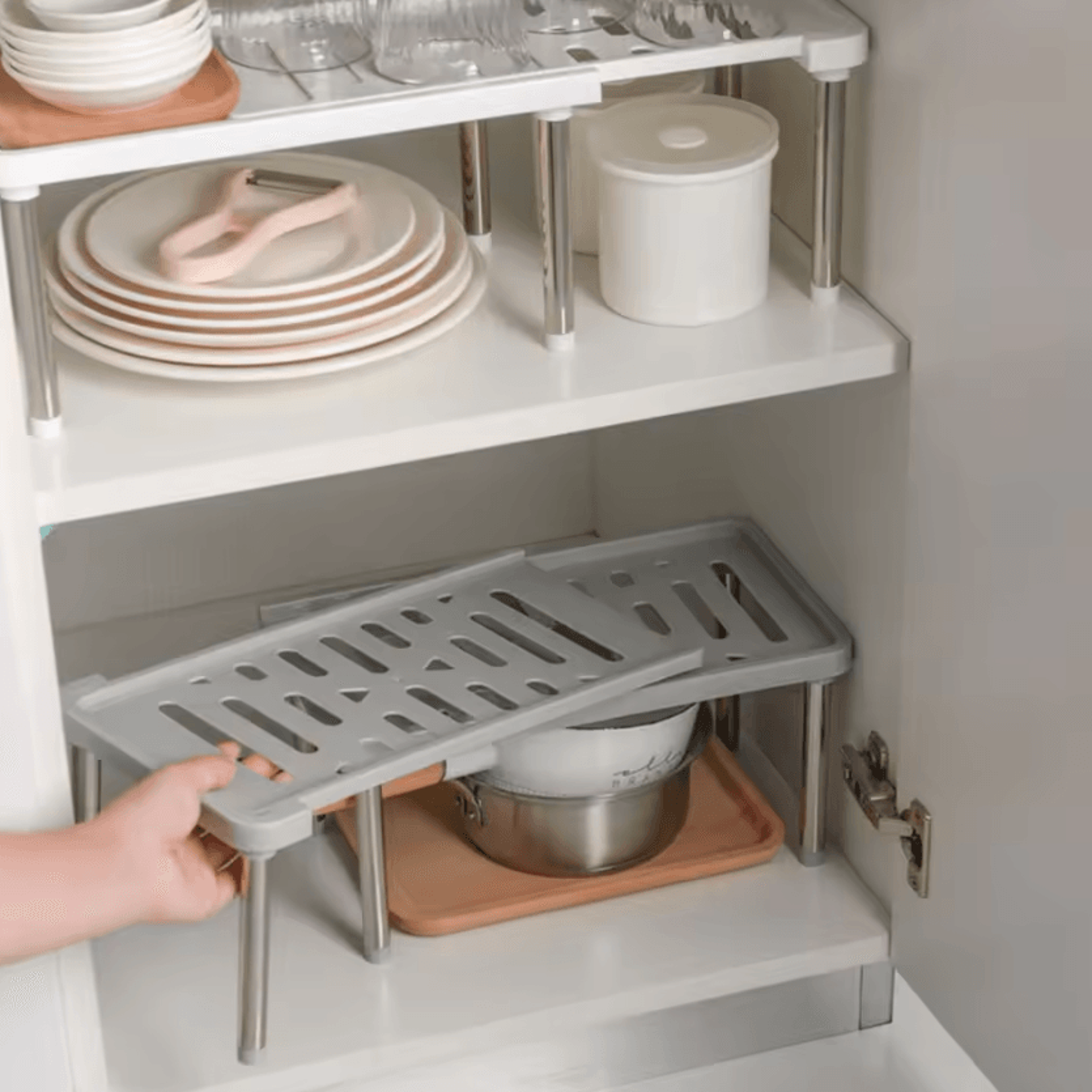 flexirack expandable spice & kitchen organizer shelf