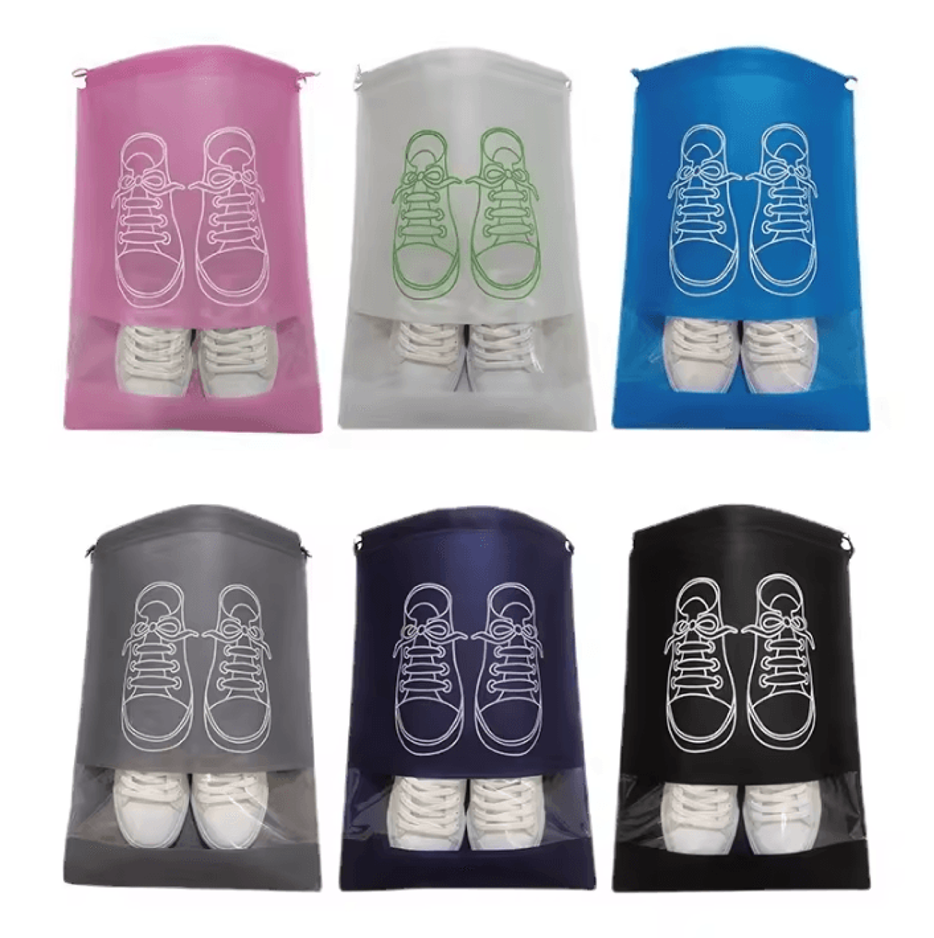 travelguard shoe storage bag set (10-pack)