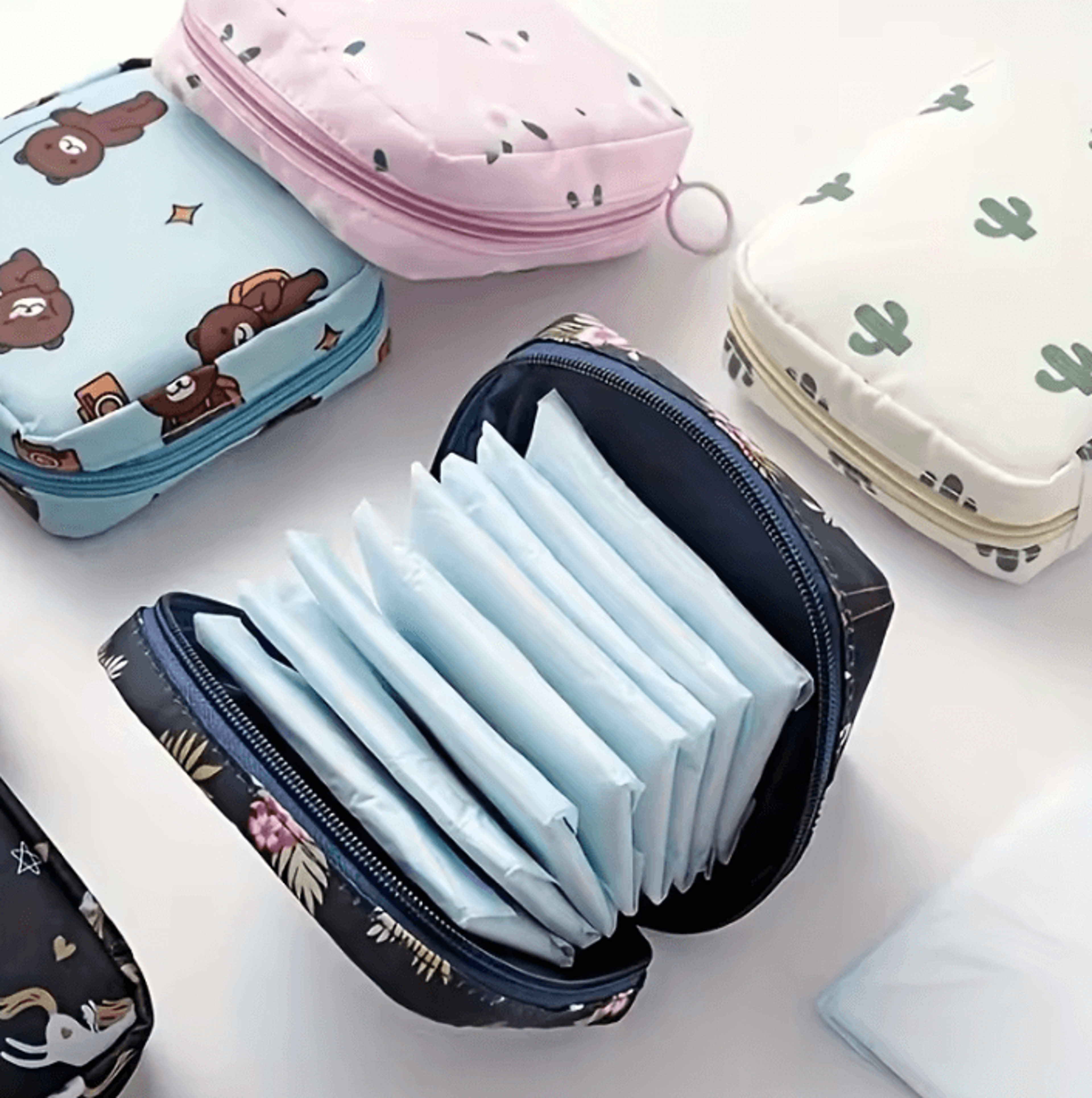 cozycare waterproof period essentials pouch