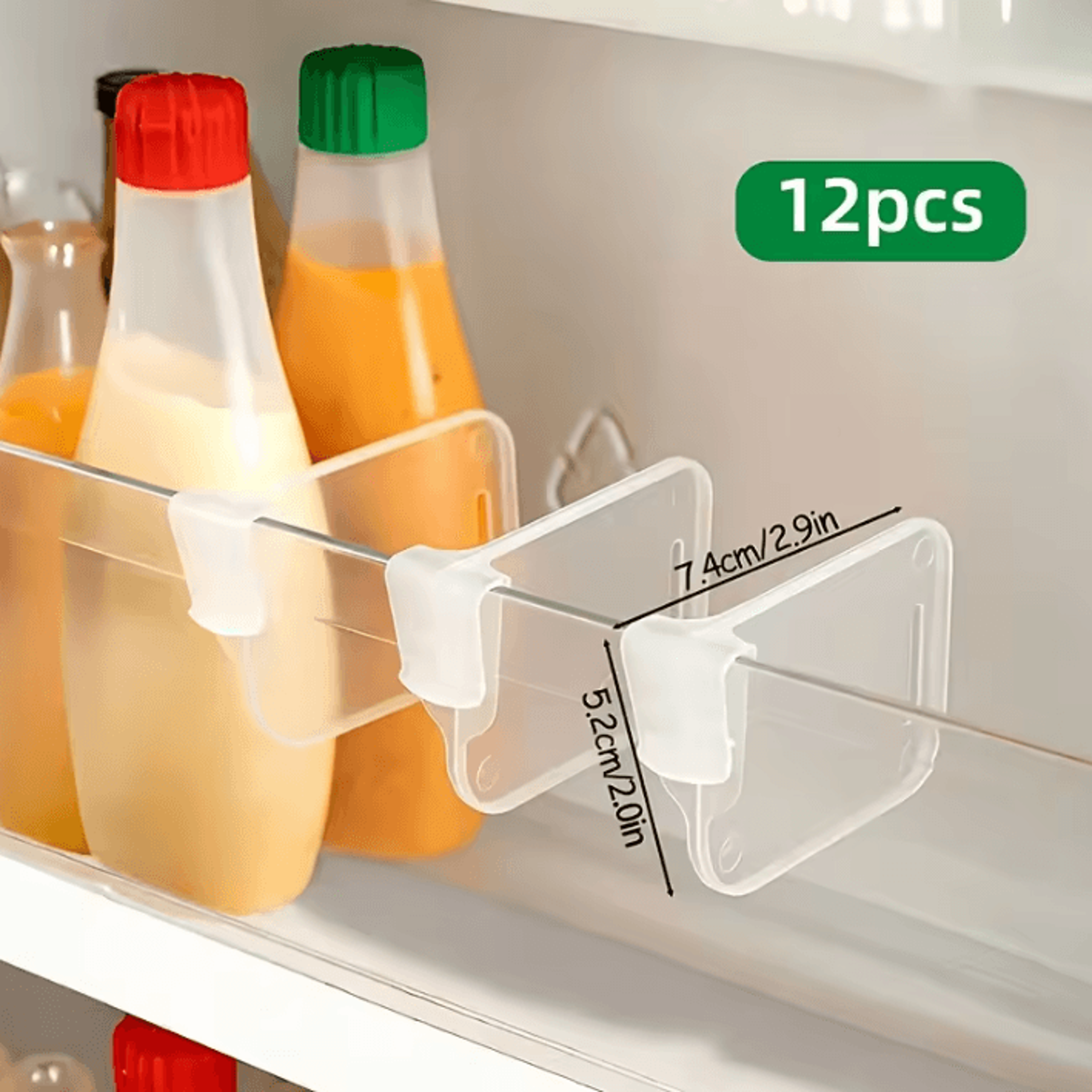 flexishelf adjustable refrigerator divider organizer set