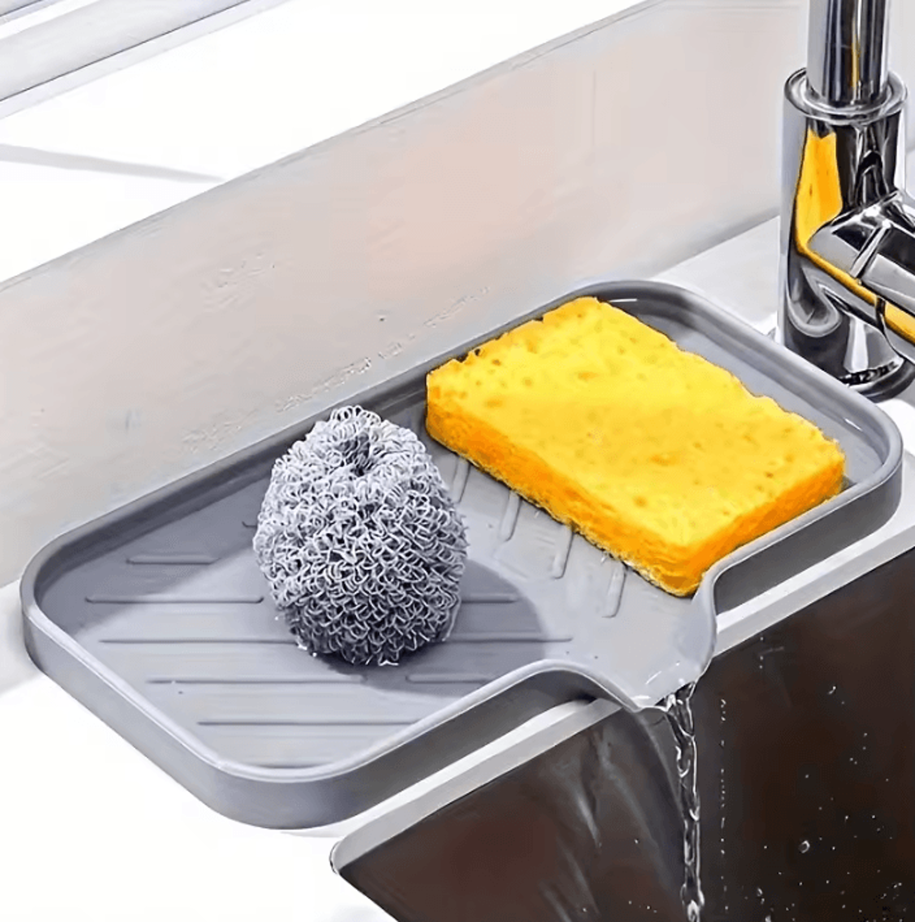 dryguard silicone sink organizer tray