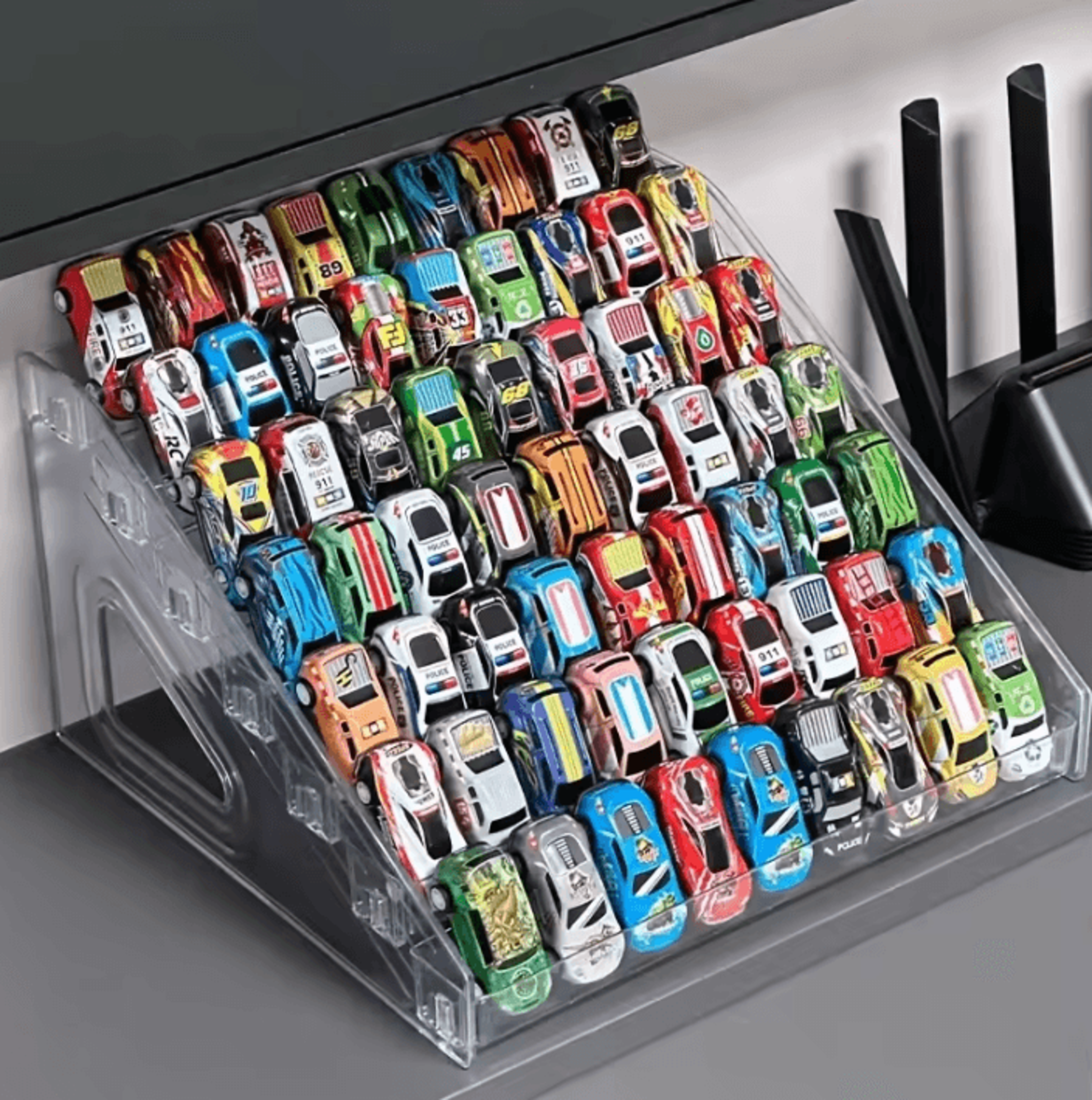 crystalview multi-tier acrylic display stand