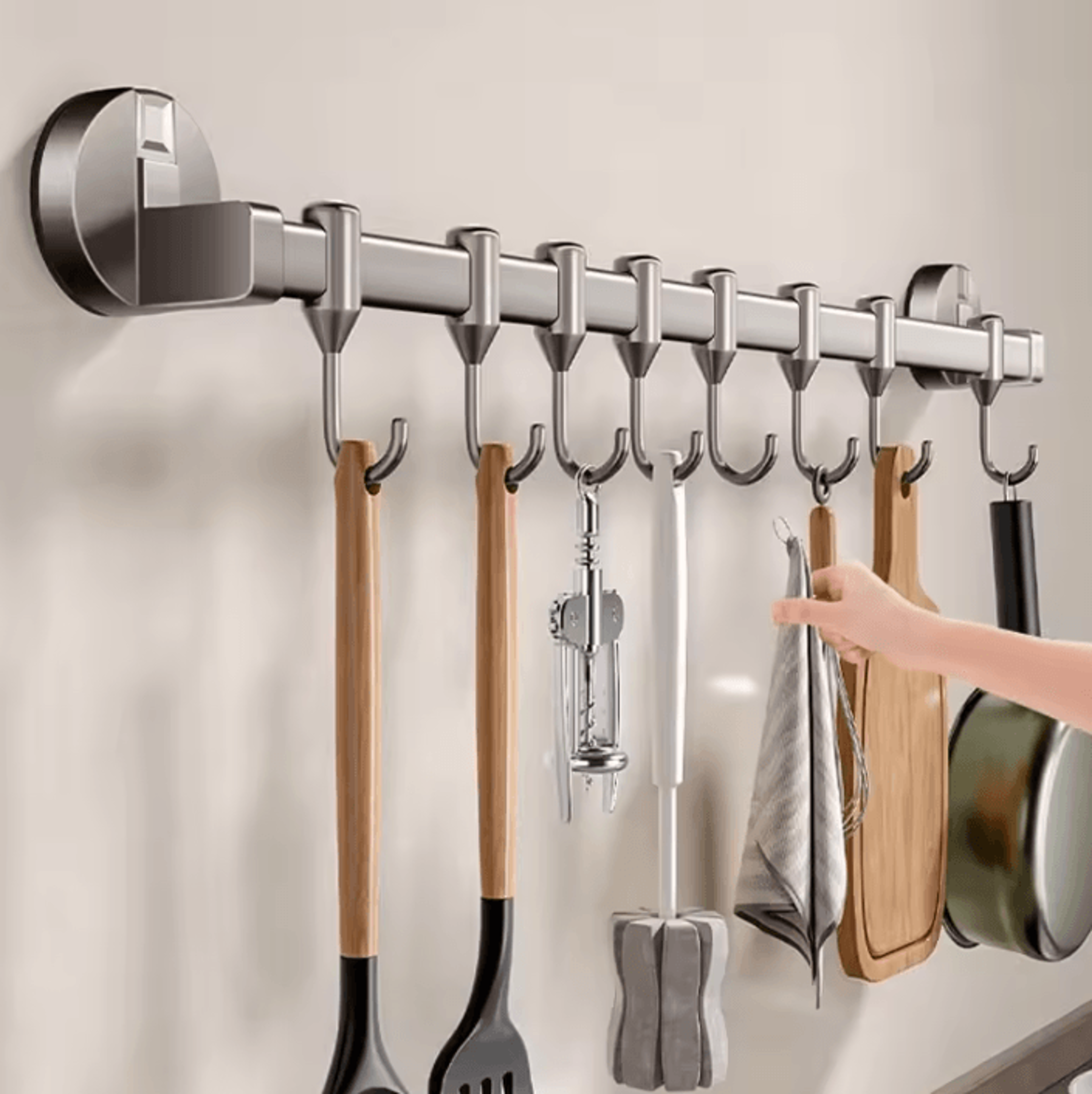 vacumount suction cup kitchen storage hook rack