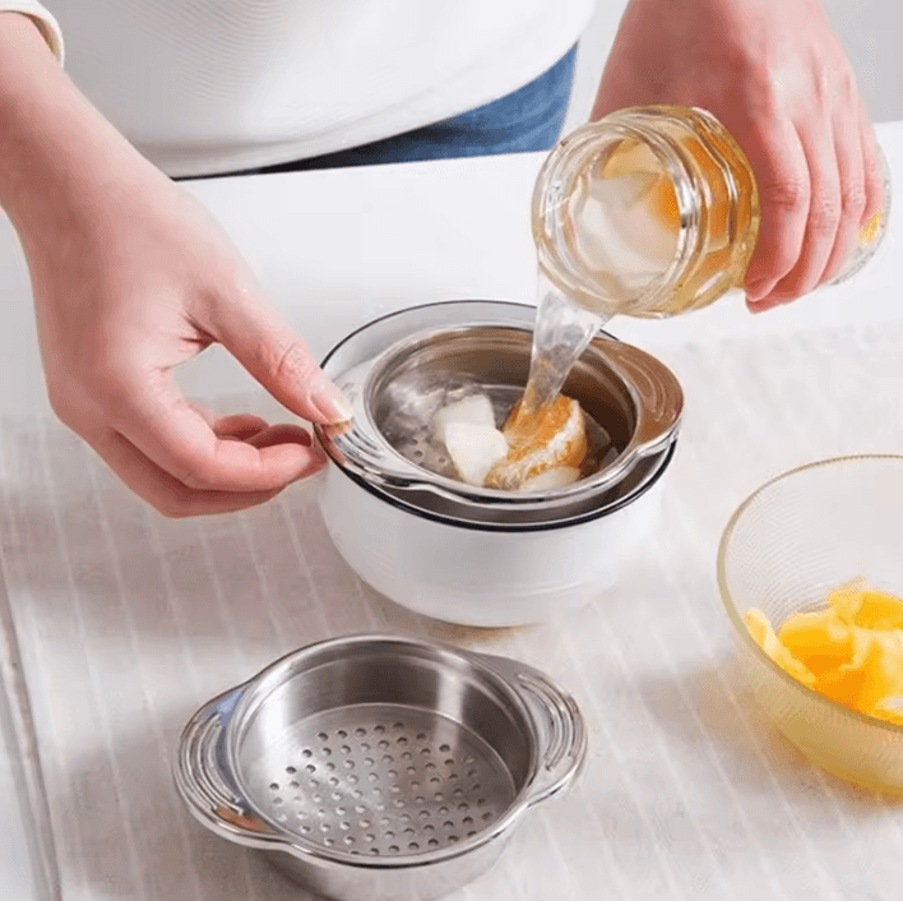 drainpro stainless steel can strainer