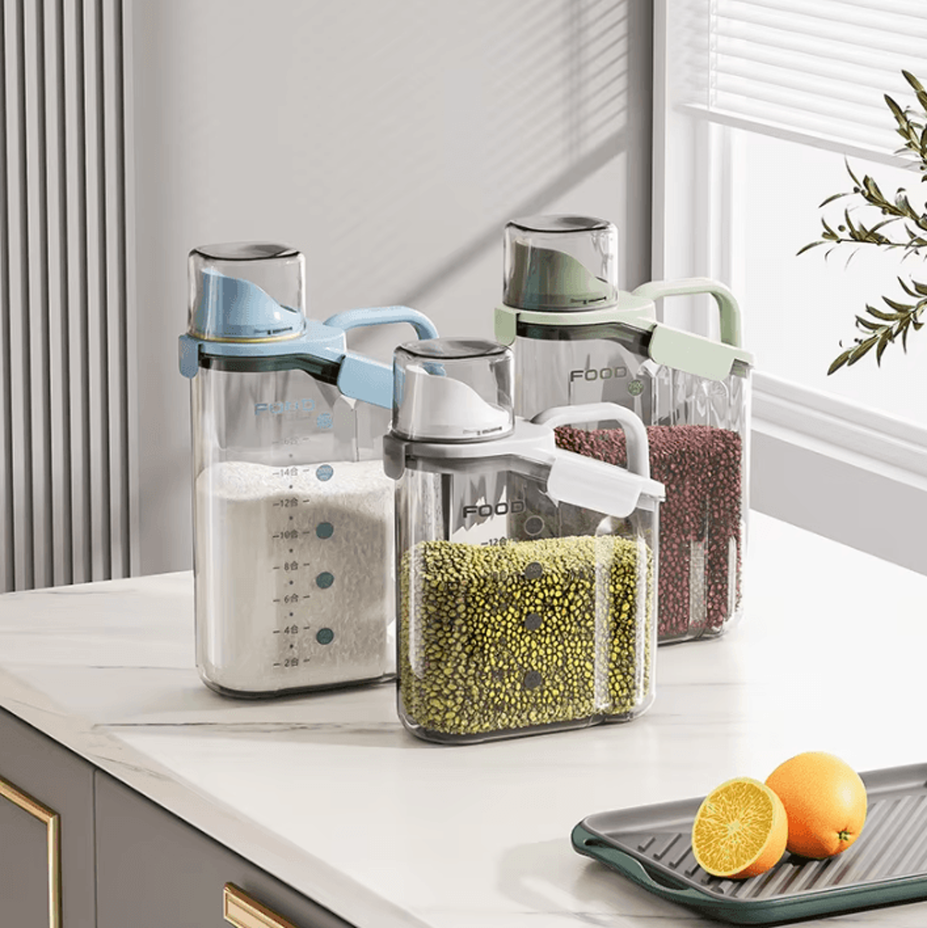 freshvault airtight dry food storage container