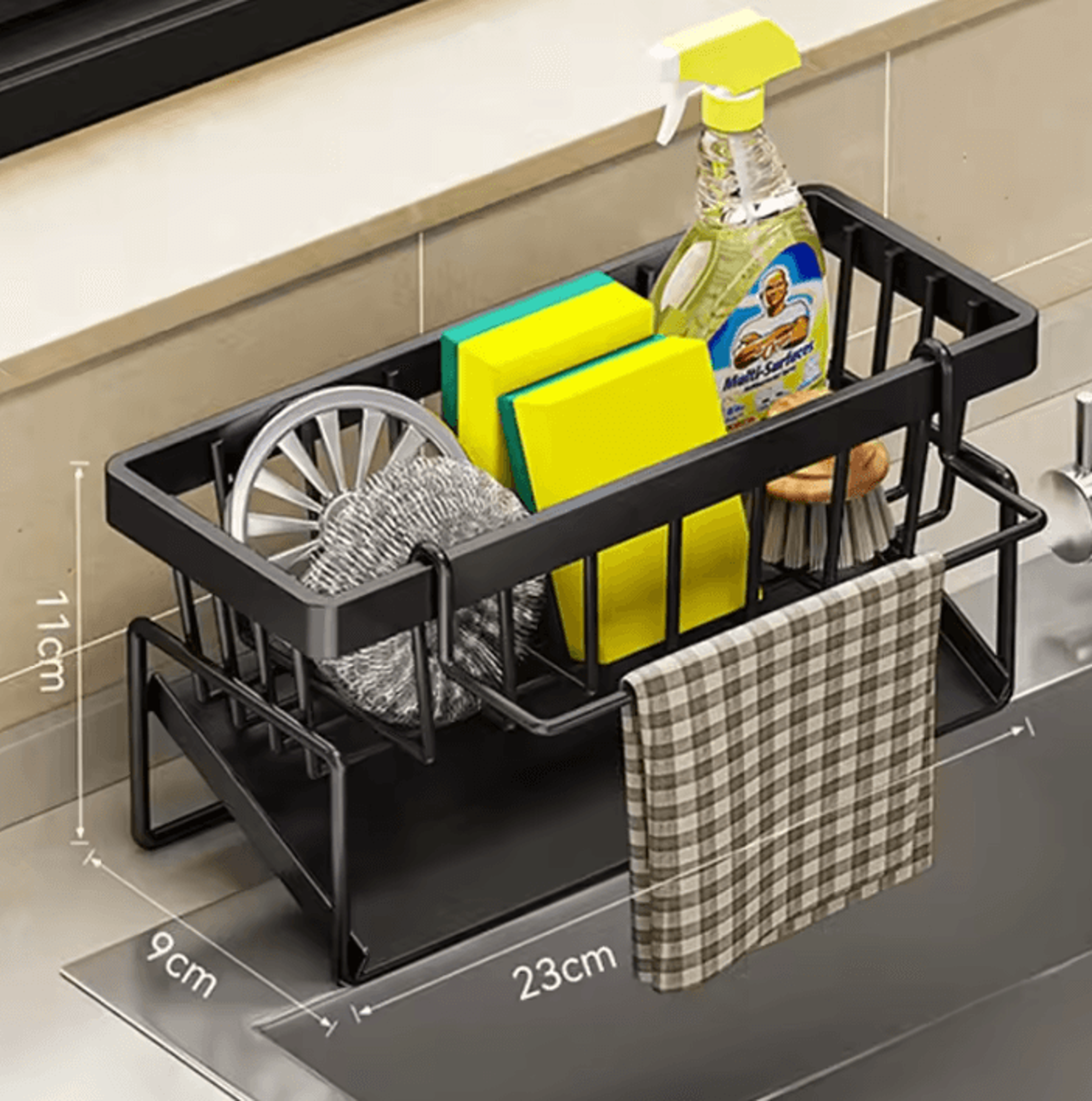 steelflow sink organizer drain rack