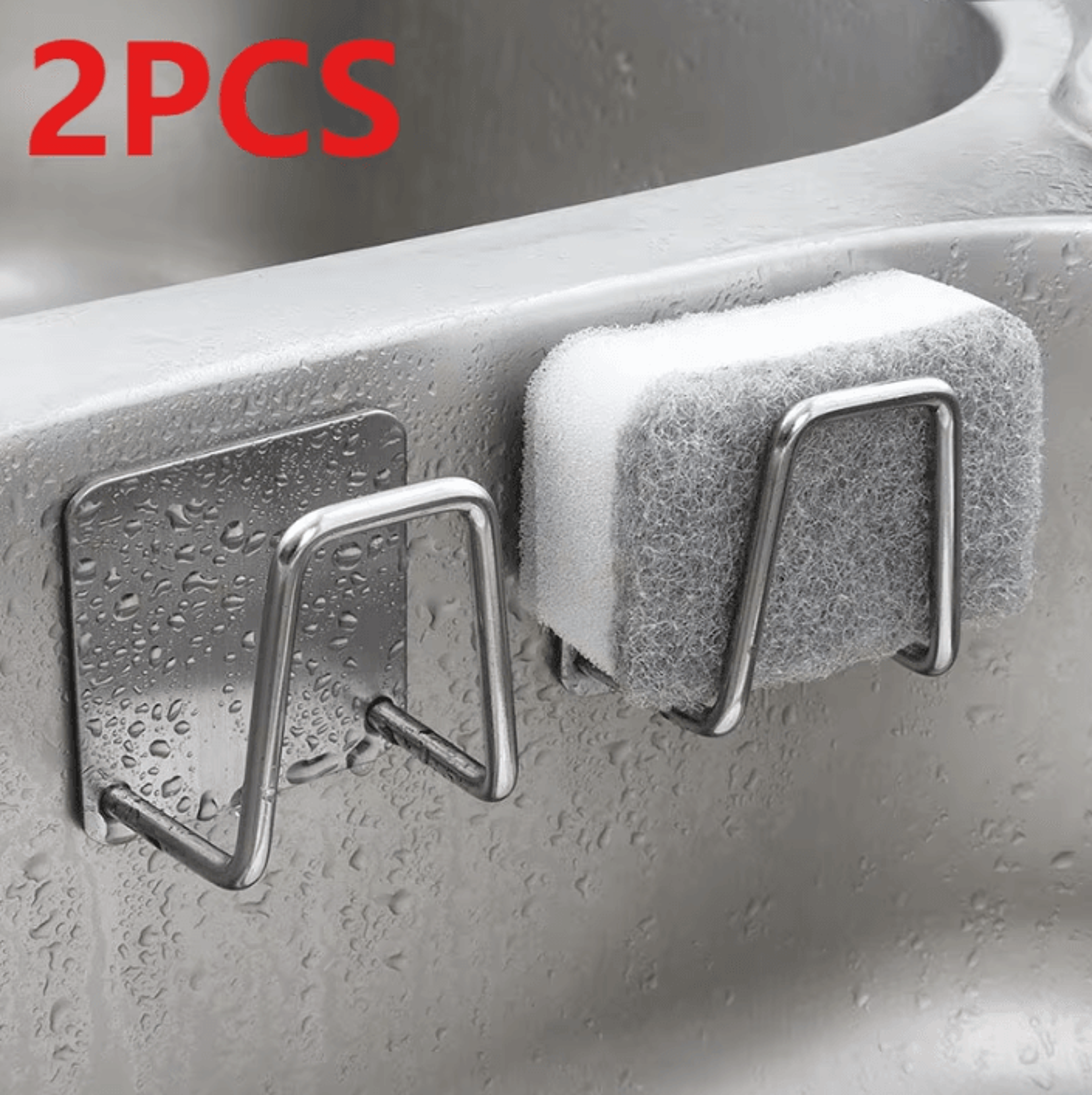 stainless steel sink sponge holder rack