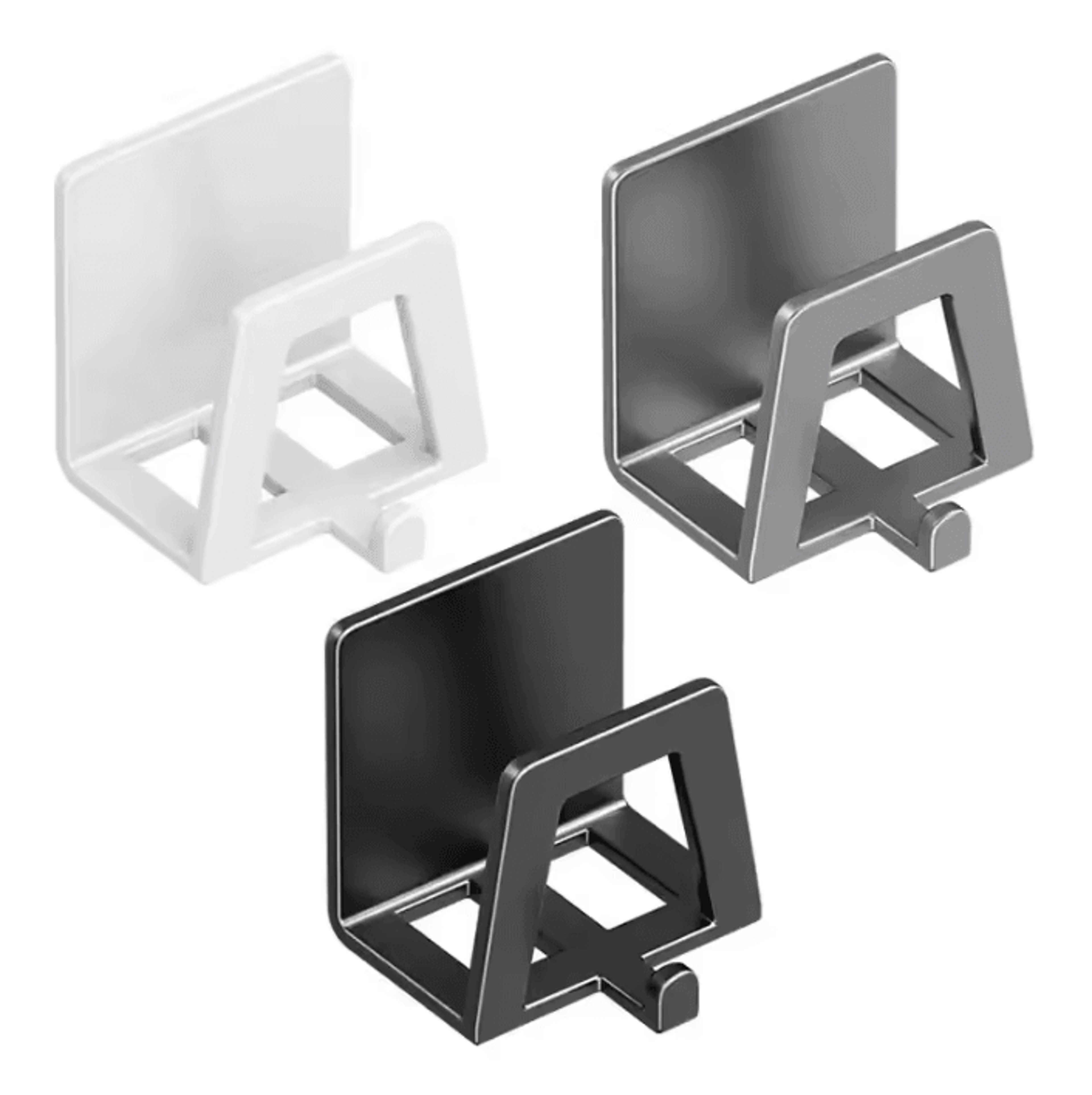 stainless steel self-adhesive sponge holder rack