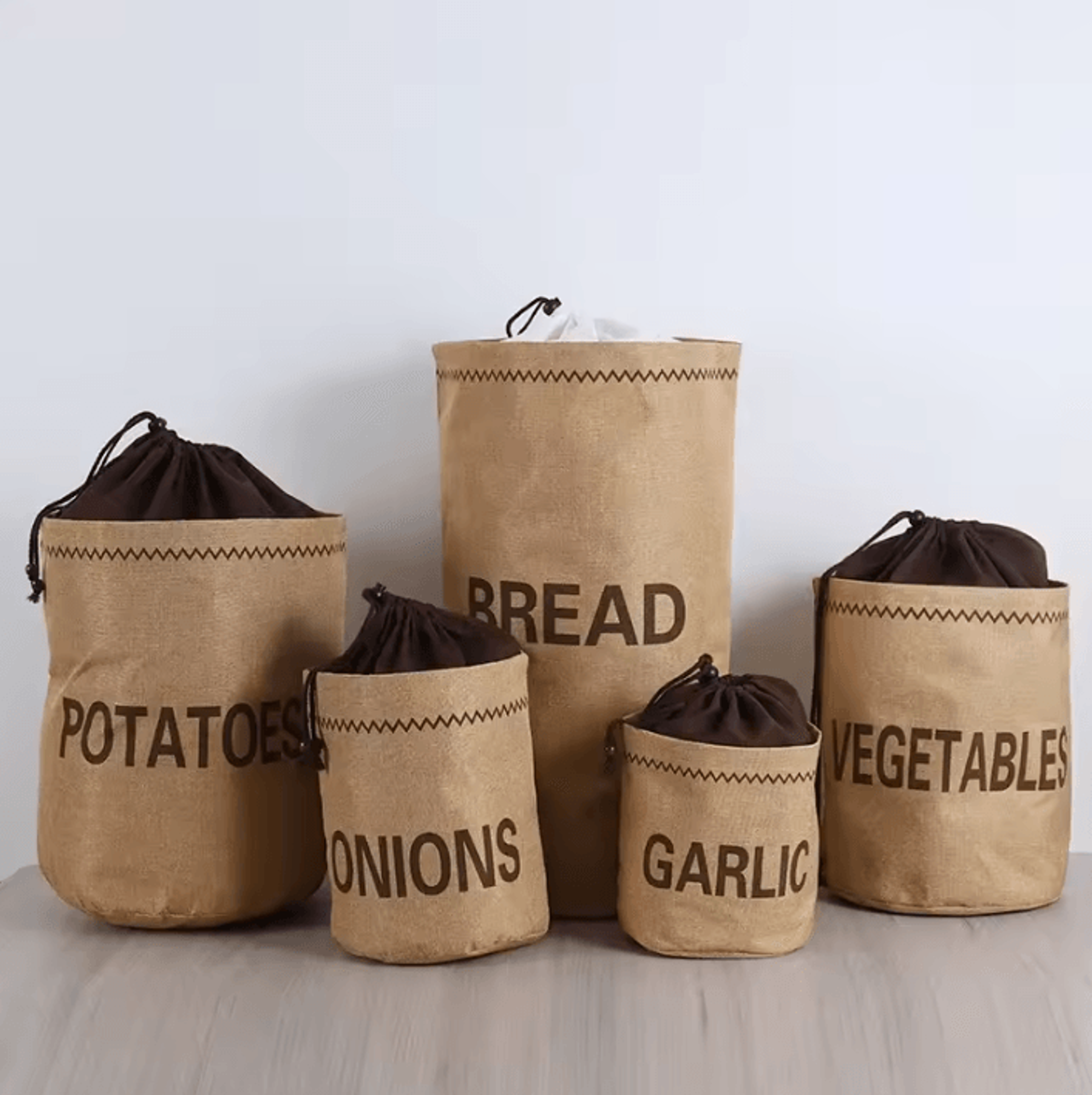 rusticfresh potato & onion storage bag set