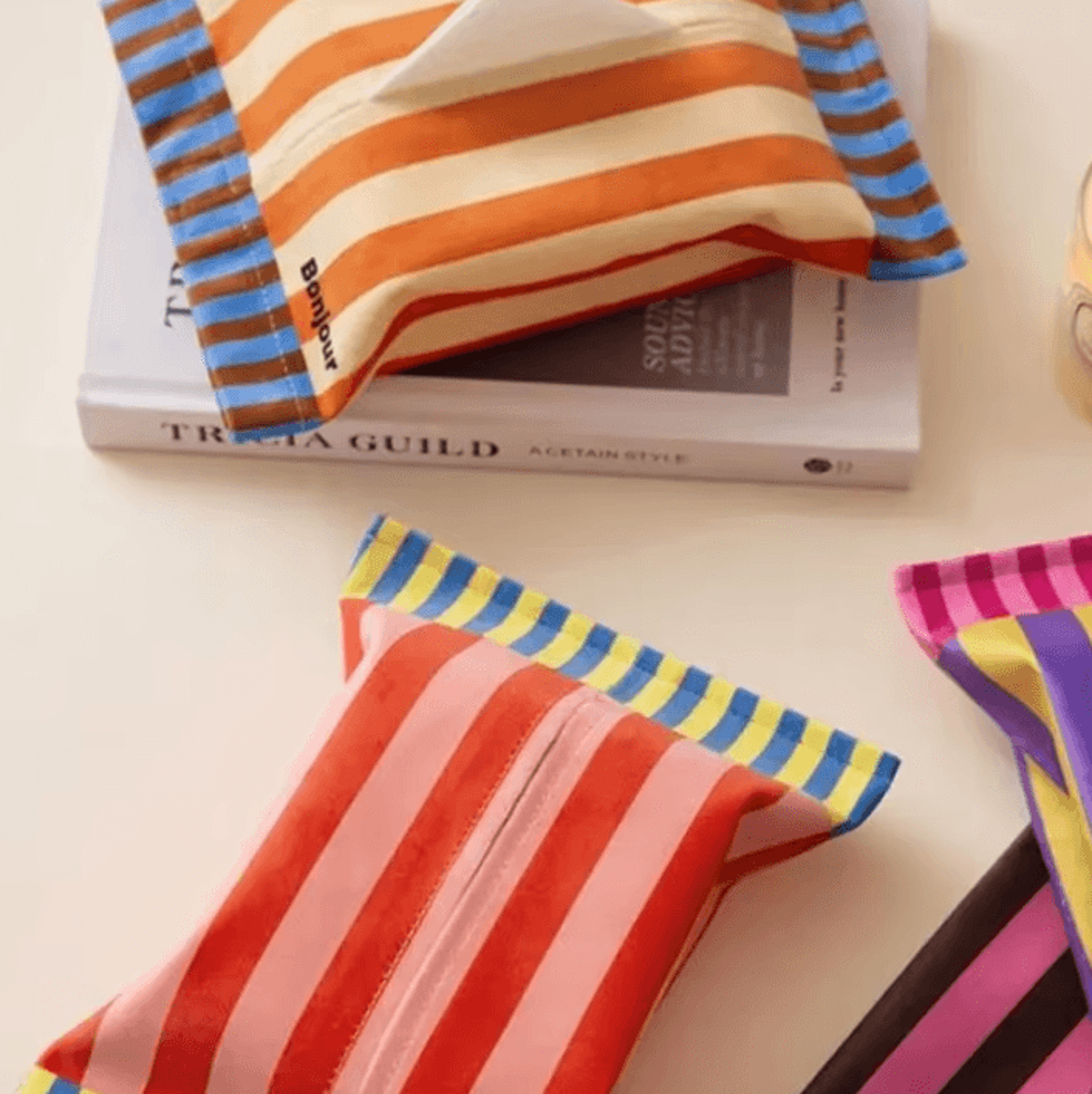 memphis rhapsody luxury tissue box holder
