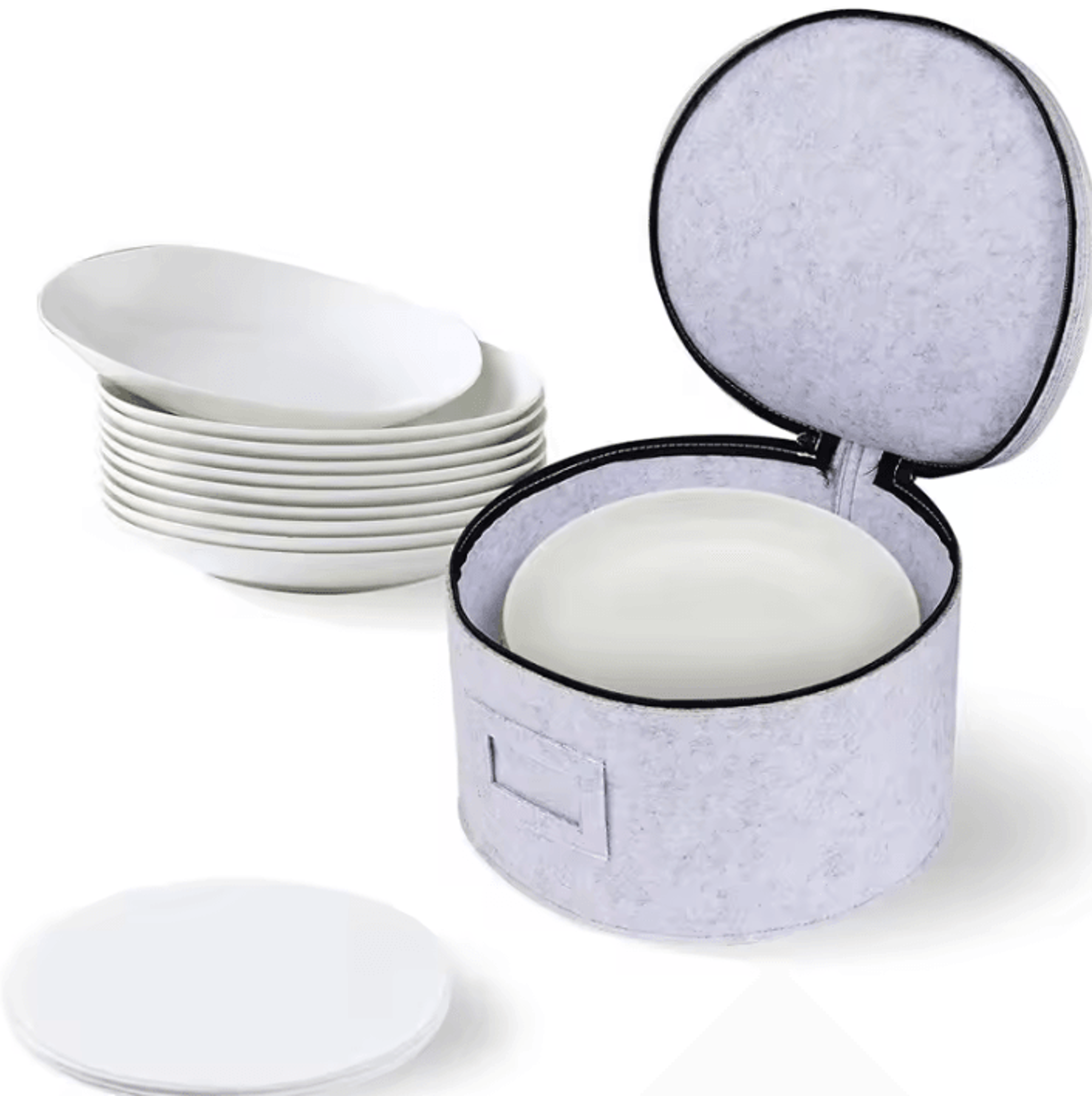 cozynest felt dish & cup storage organizer