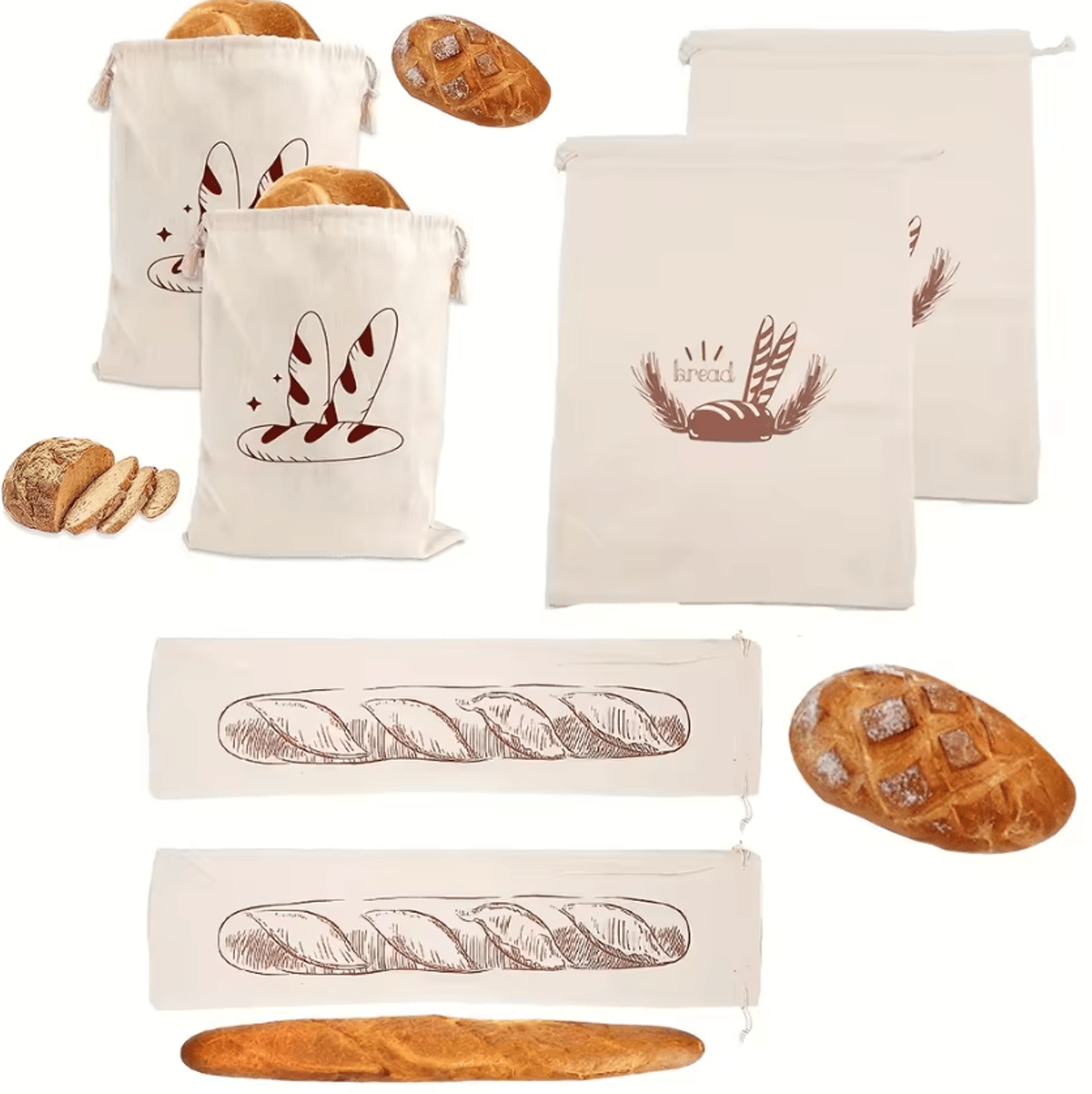 freshloaf linen bread storage bag