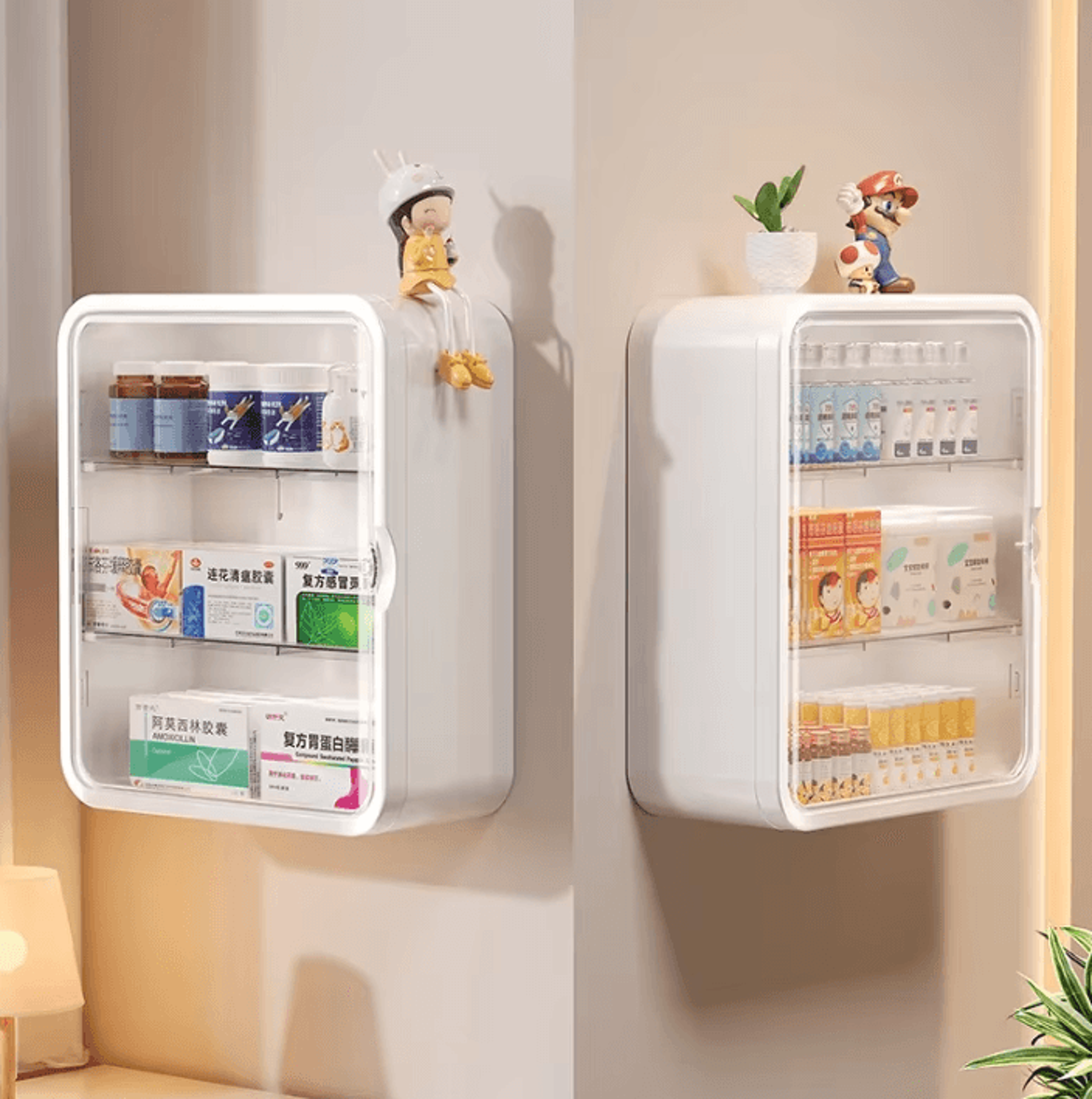medinest wall-mounted medicine & storage cabinet