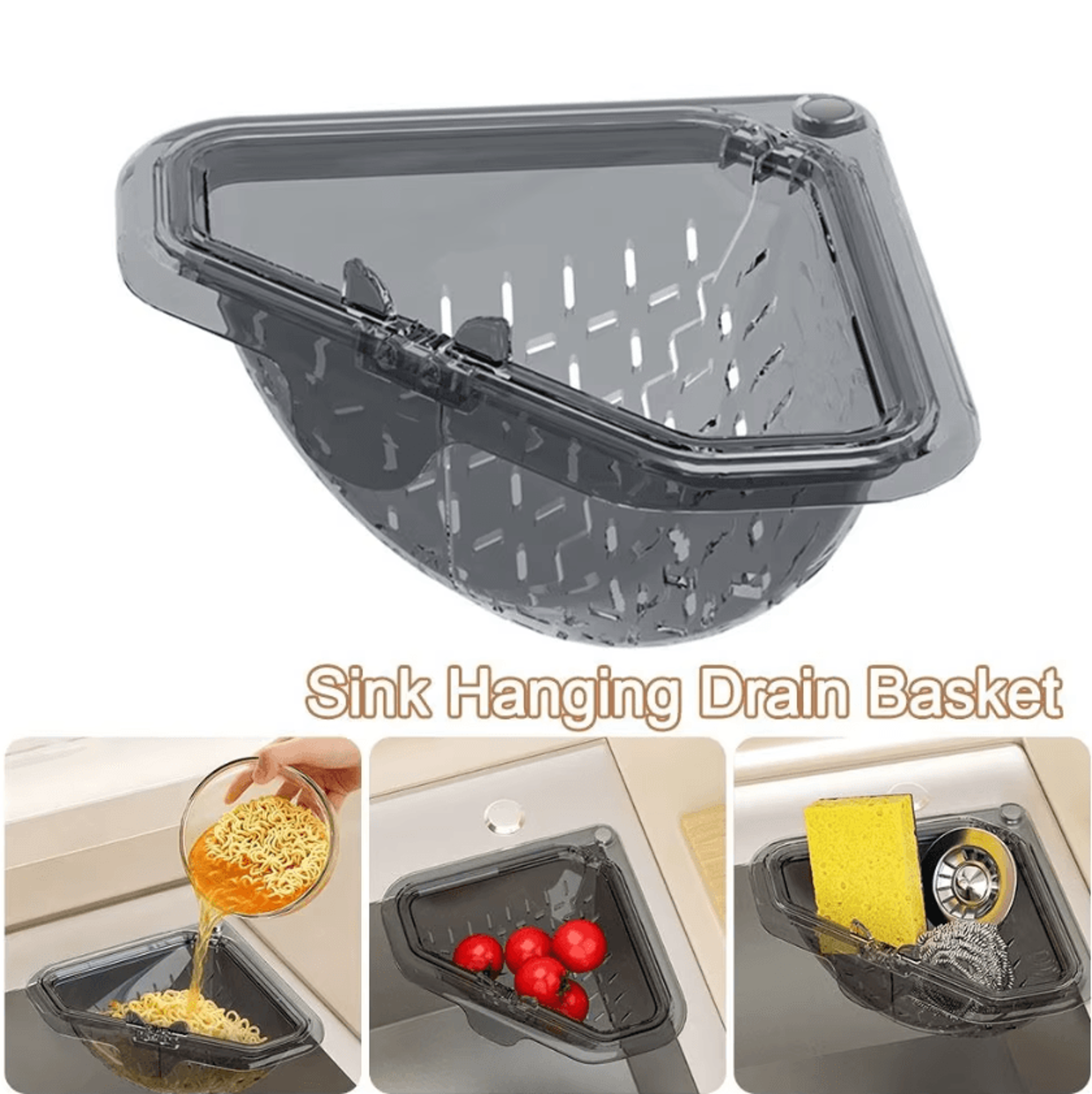 magnicatch anti-leak sink drain basket filter