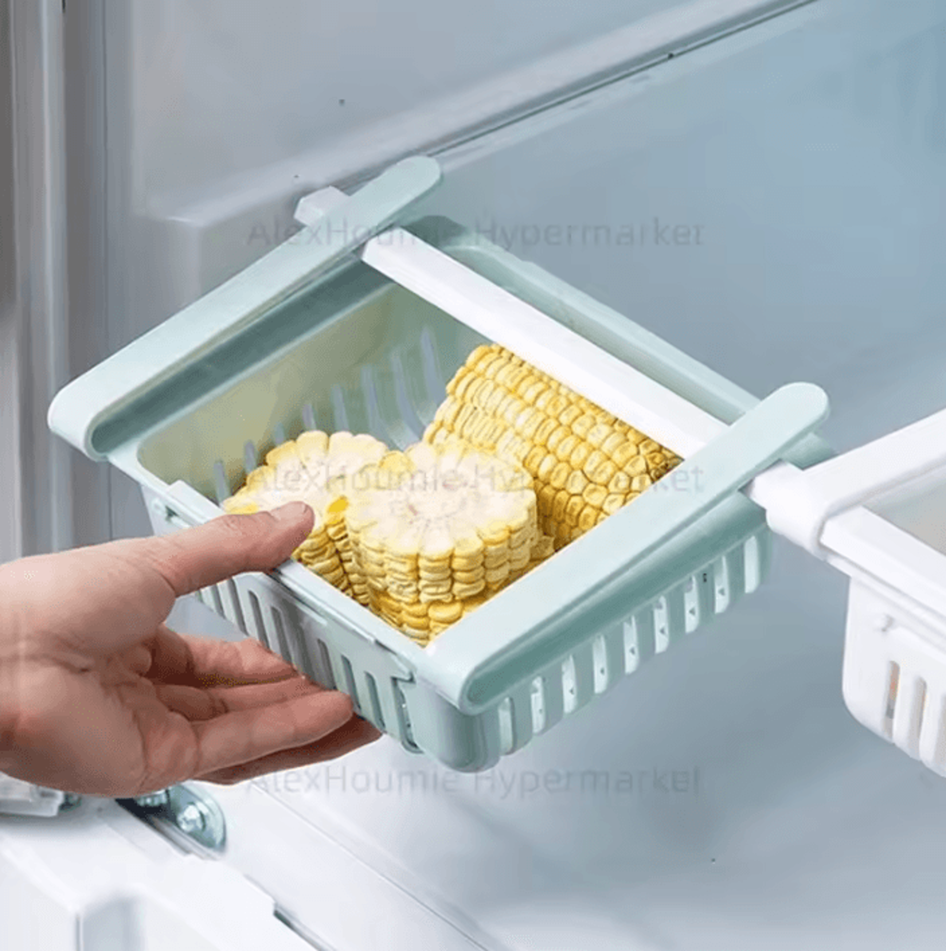 slidefresh refrigerator hanging drawer organizer set